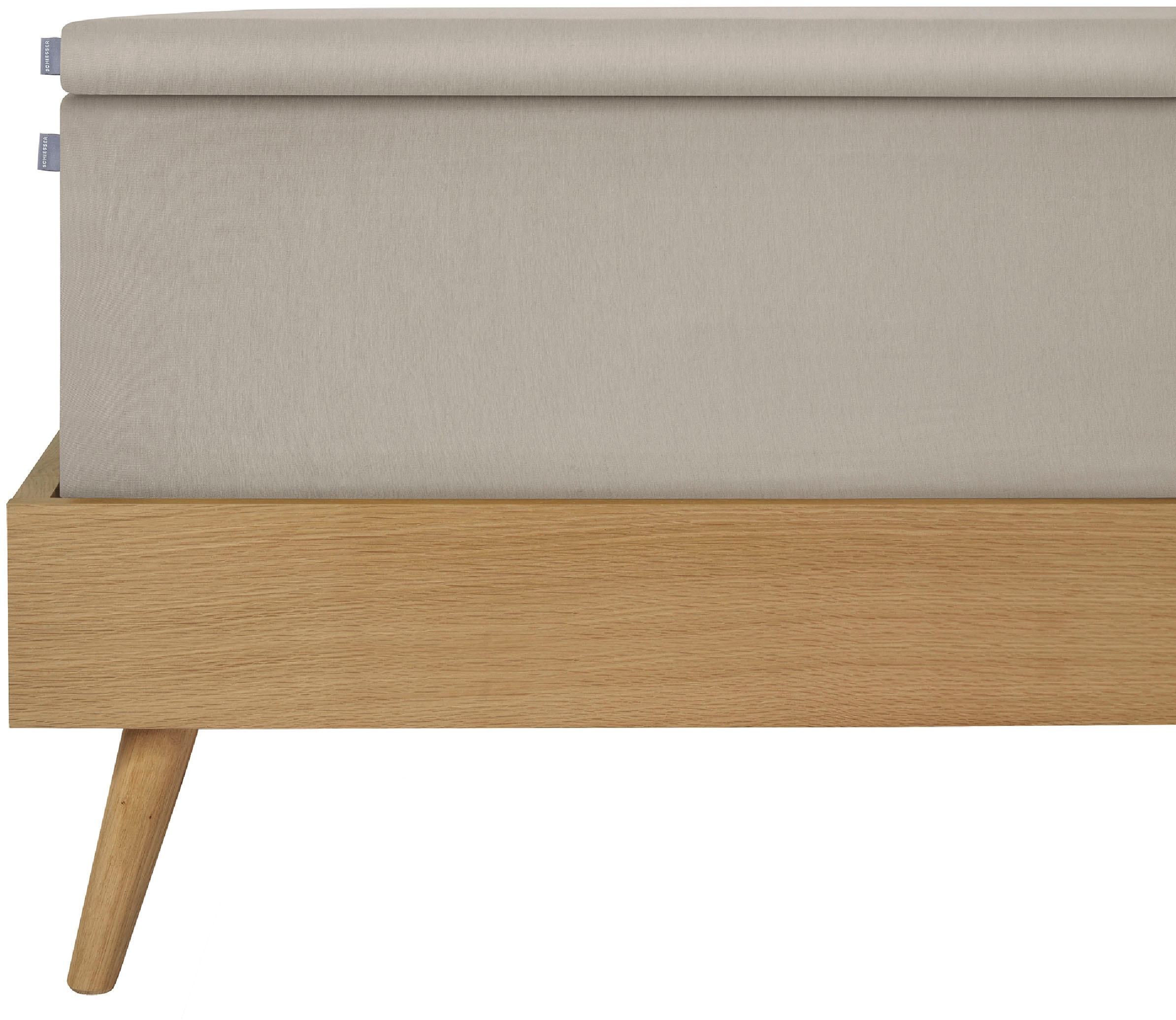 Schiesser Spannbettlaken "Flexi für Topper aus 95% Baumwolle und 5% Elasthan für flexiblen Sitz" für Matratzen bis zu 10 cm Höhe, OEKO-TEX MADE IN GREEN