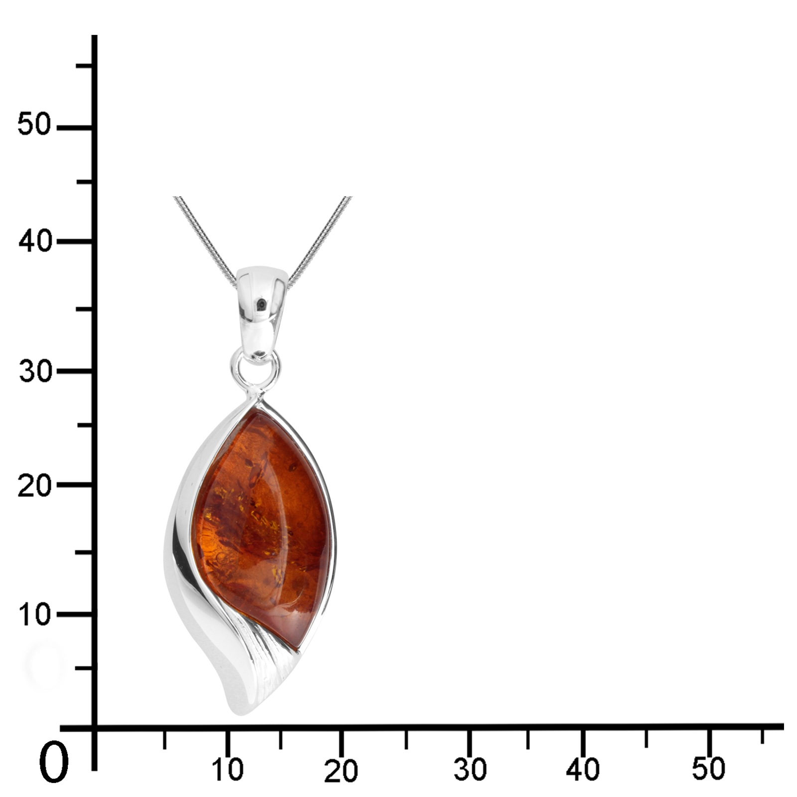 OSTSEE-SCHMUCK Kette mit Anhänger »Ostsee-Schmuck Kette mit Anhänger Lilla Kette mit Anhänger Lilla«