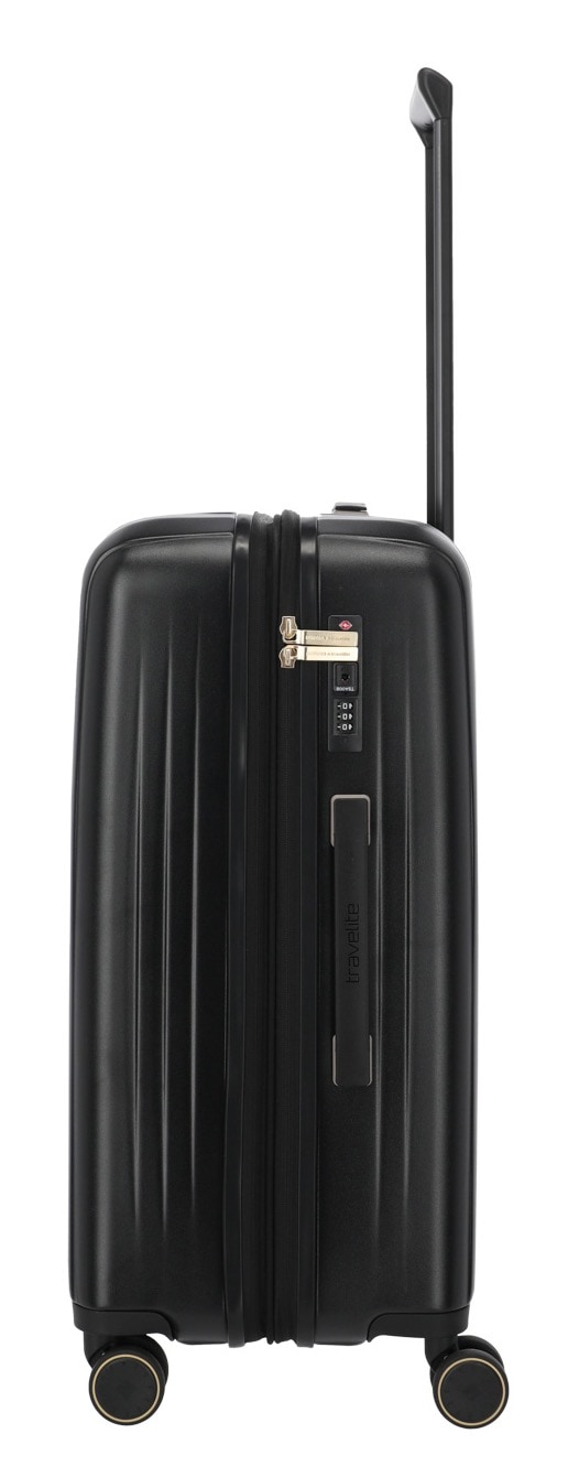 travelite Hartschalen-Trolley »BARBARA NOVELTY Reisekoffer Hartschale« 68 l 4 Rollen Volumenerweiterung – stilvolles Reisegepäck