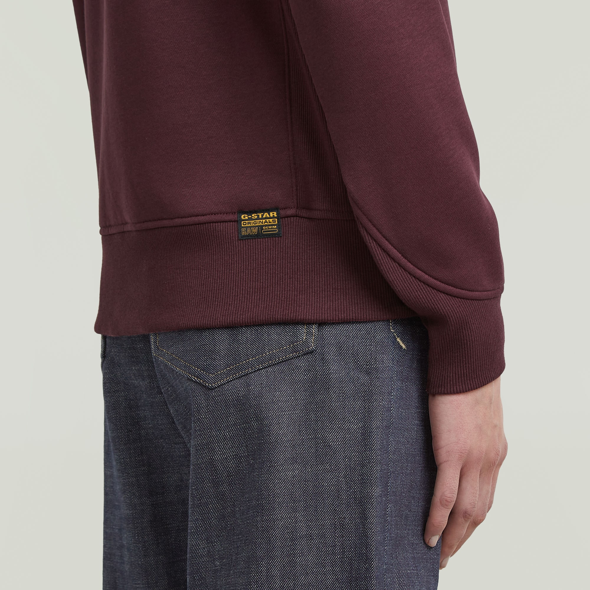 G-STAR Sweatshirt »Premium core 2.0«, mit Einsatz am Ausschnitt
