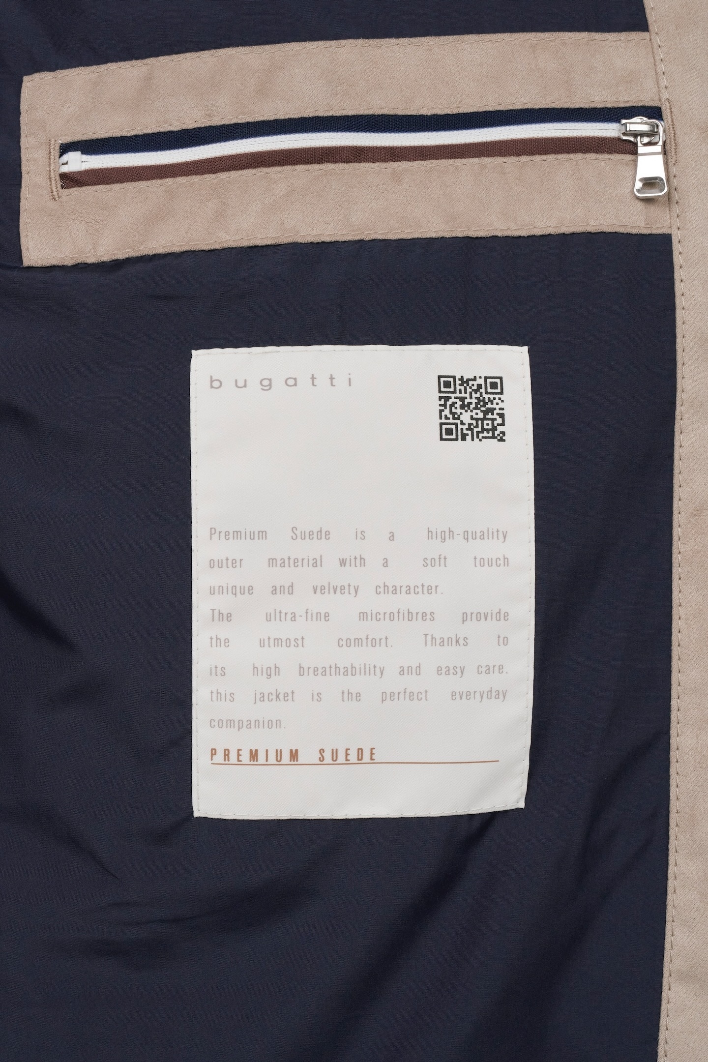 bugatti Blouson ohne Kapuze aus hochwertigem Material