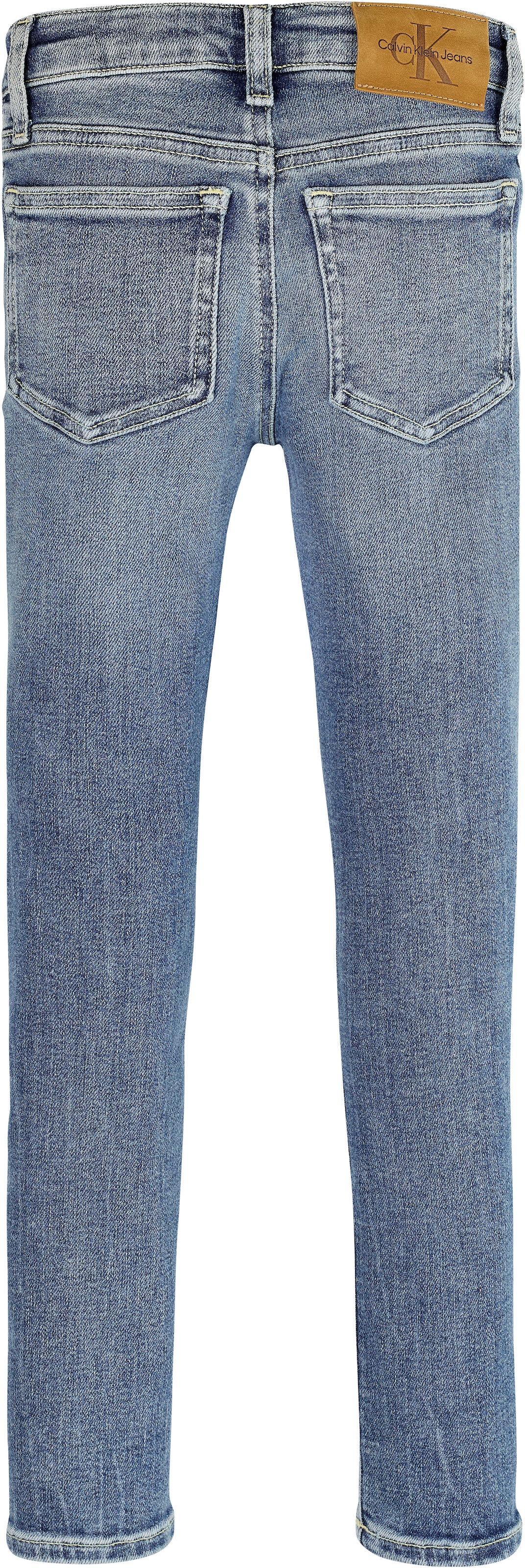 Calvin Klein Jeans Skinny-fit-Jeans »Mr Skinny Mid Blue Pws Denim«, für Kinder bis 16 Jahre und im 5-Pocket-Style