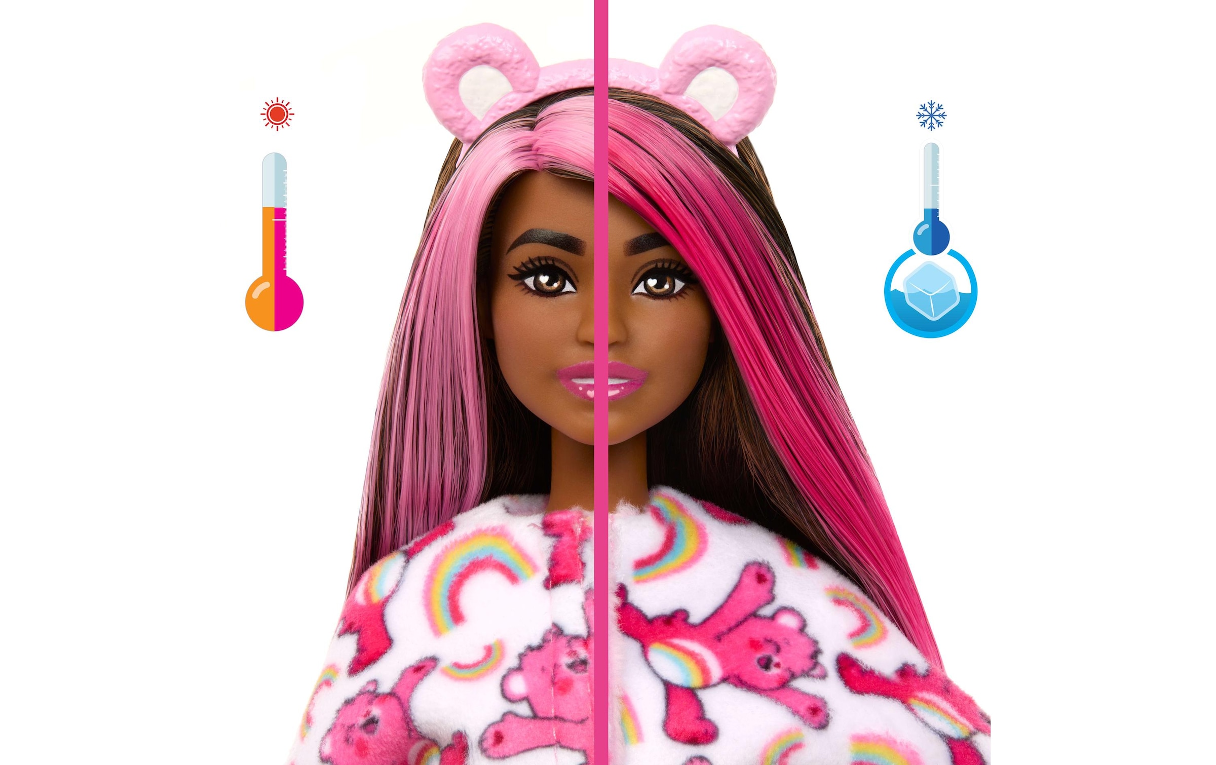 Barbie Anziehpuppe »Cutie Reveal Care Bears 2 - Hurrabärchi«