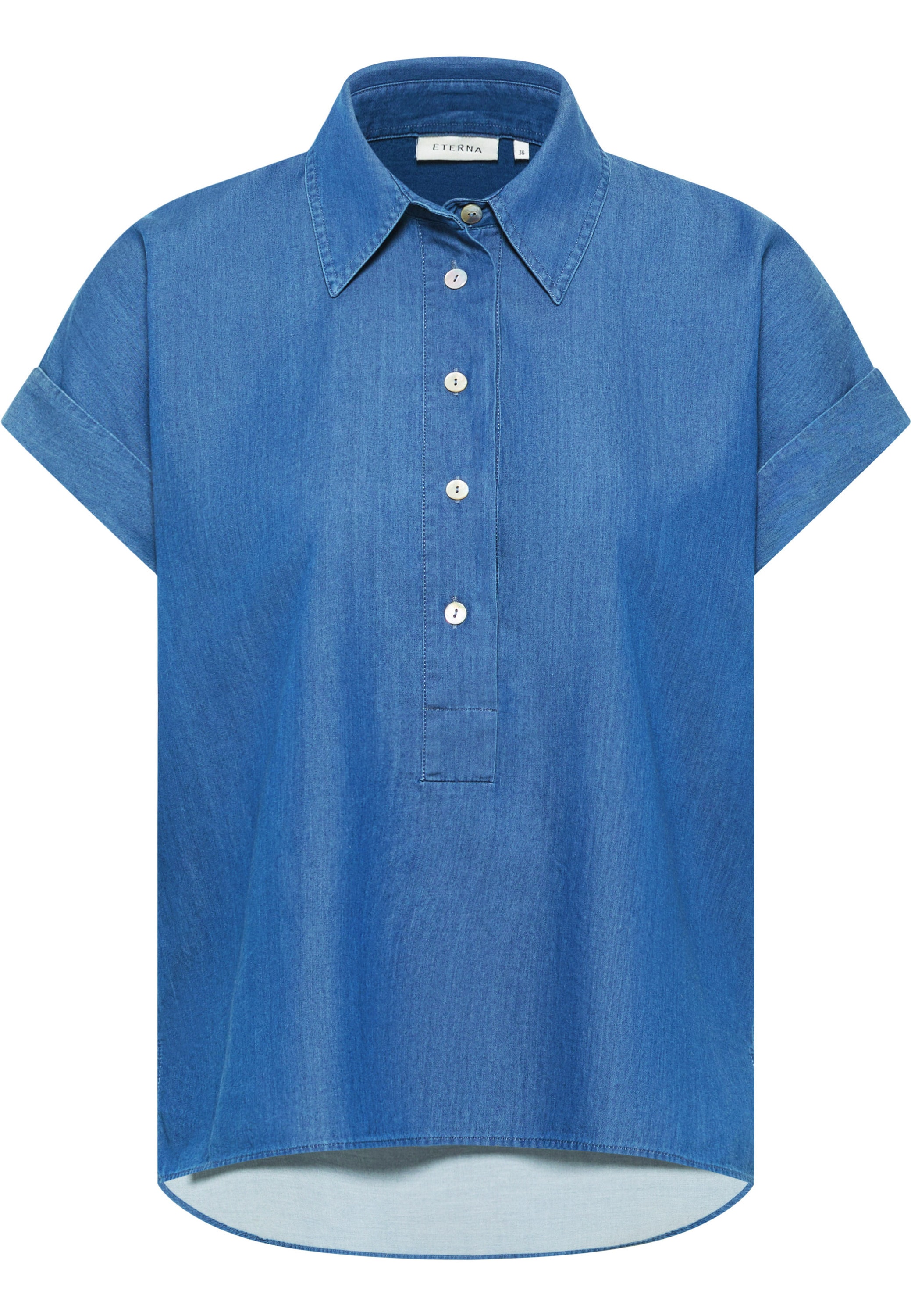 Eterna Hemdbluse »LOOSE FIT« EASY IRON (bügelleicht)