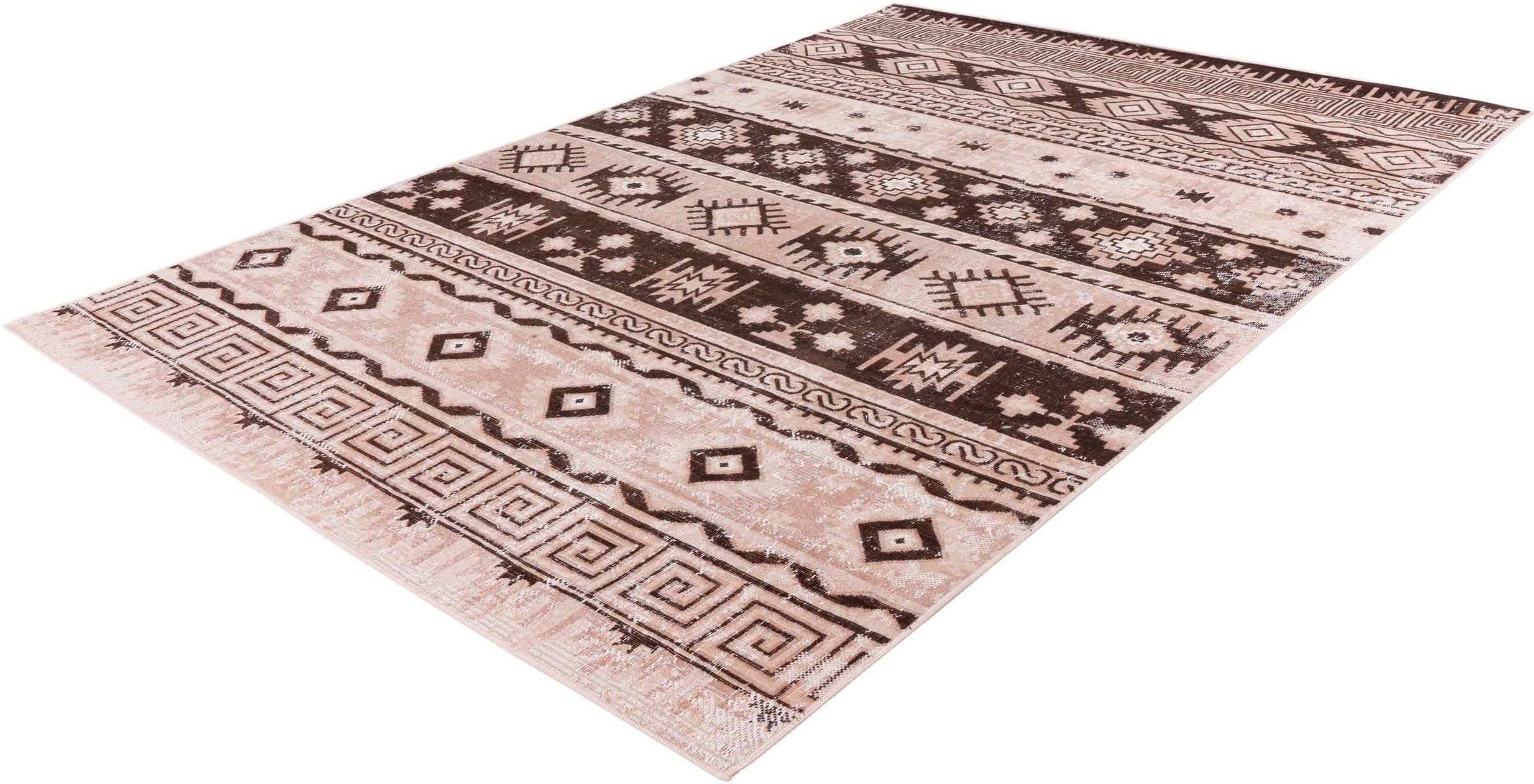 Image of calo-deluxe Teppich »Ruzica-303«, rechteckig, 6 mm Höhe, Flachgewebe, Vintage Design, Wohnzimmer bei Ackermann Versand Schweiz