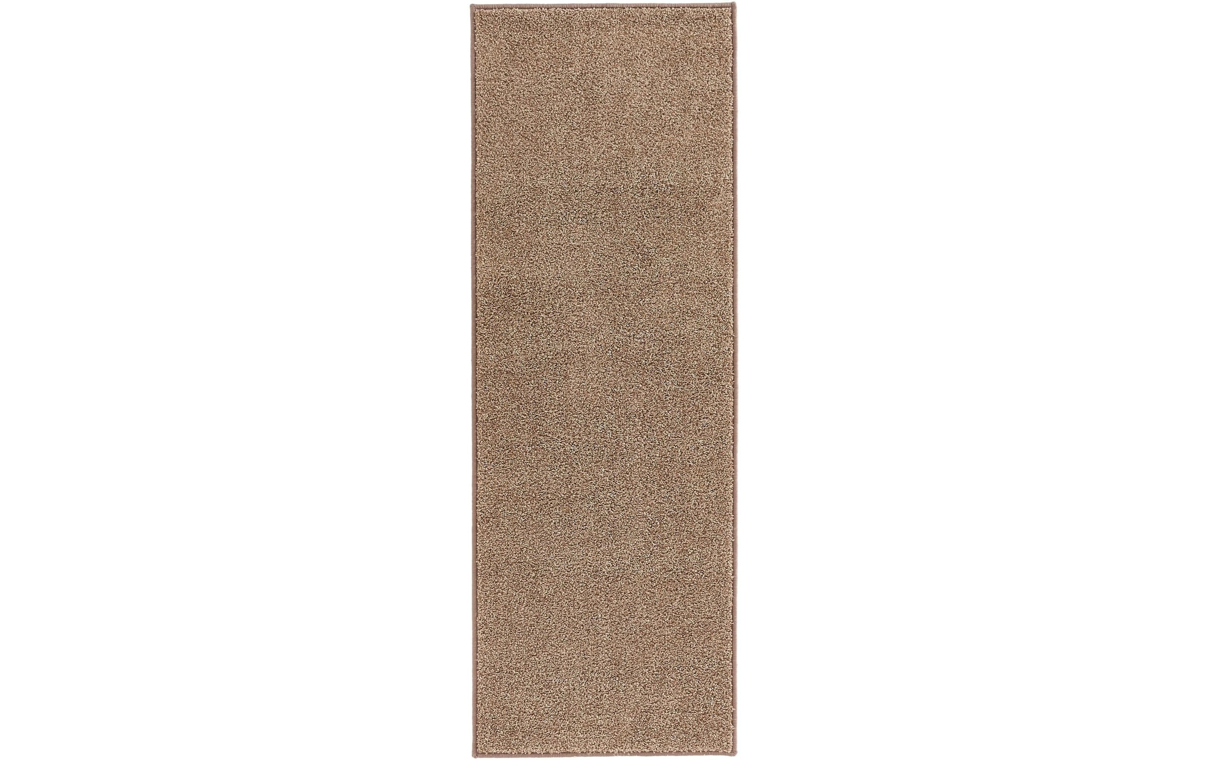 HANSE Home Teppich »Pure 100  Kurzflor« rechteckig 13 mm Höhe Kurzflor, uni, umkettelt, Läufer, Wohnzimmer, Kinderzimmer, Flur