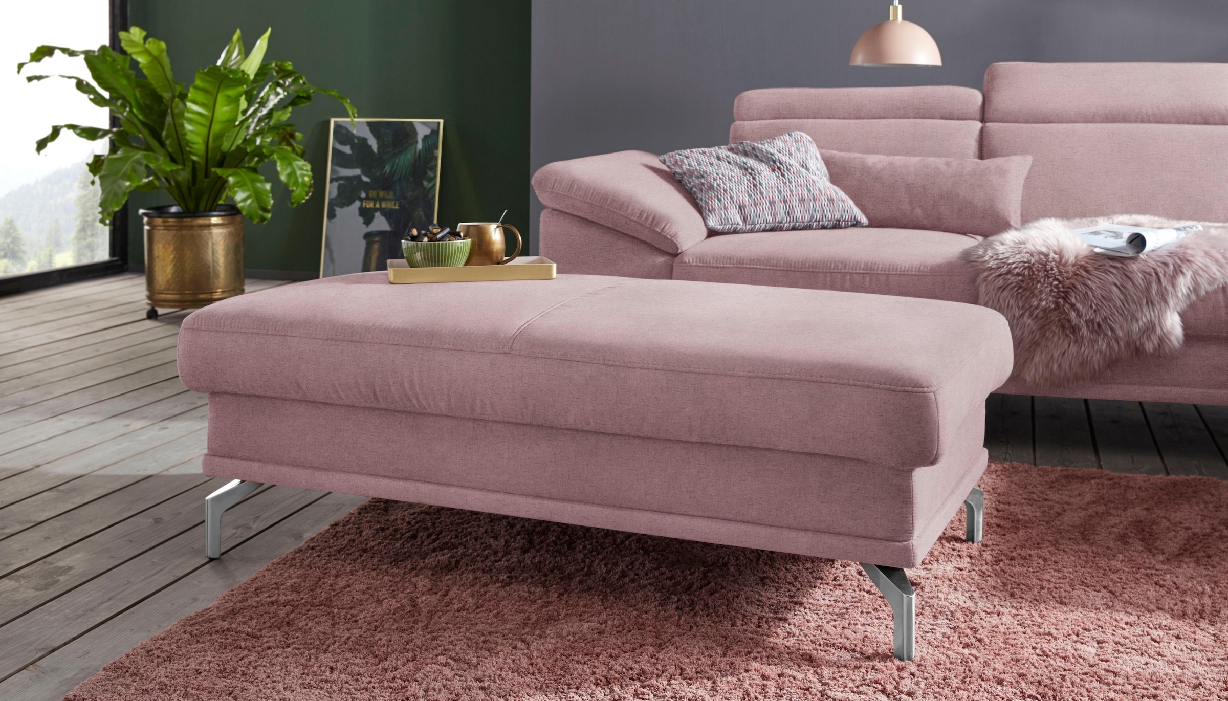 sit&more Polsterhocker »Scorpio« inklusive Federkern