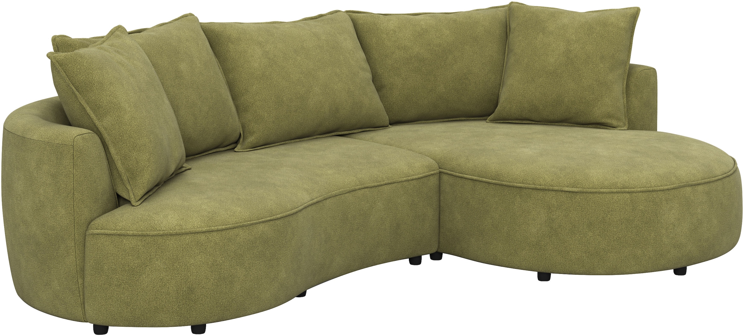 COTTA Ecksofa »Sana L-Form, Breite 260 cm« Loungesofa mit Wellenunterfederung