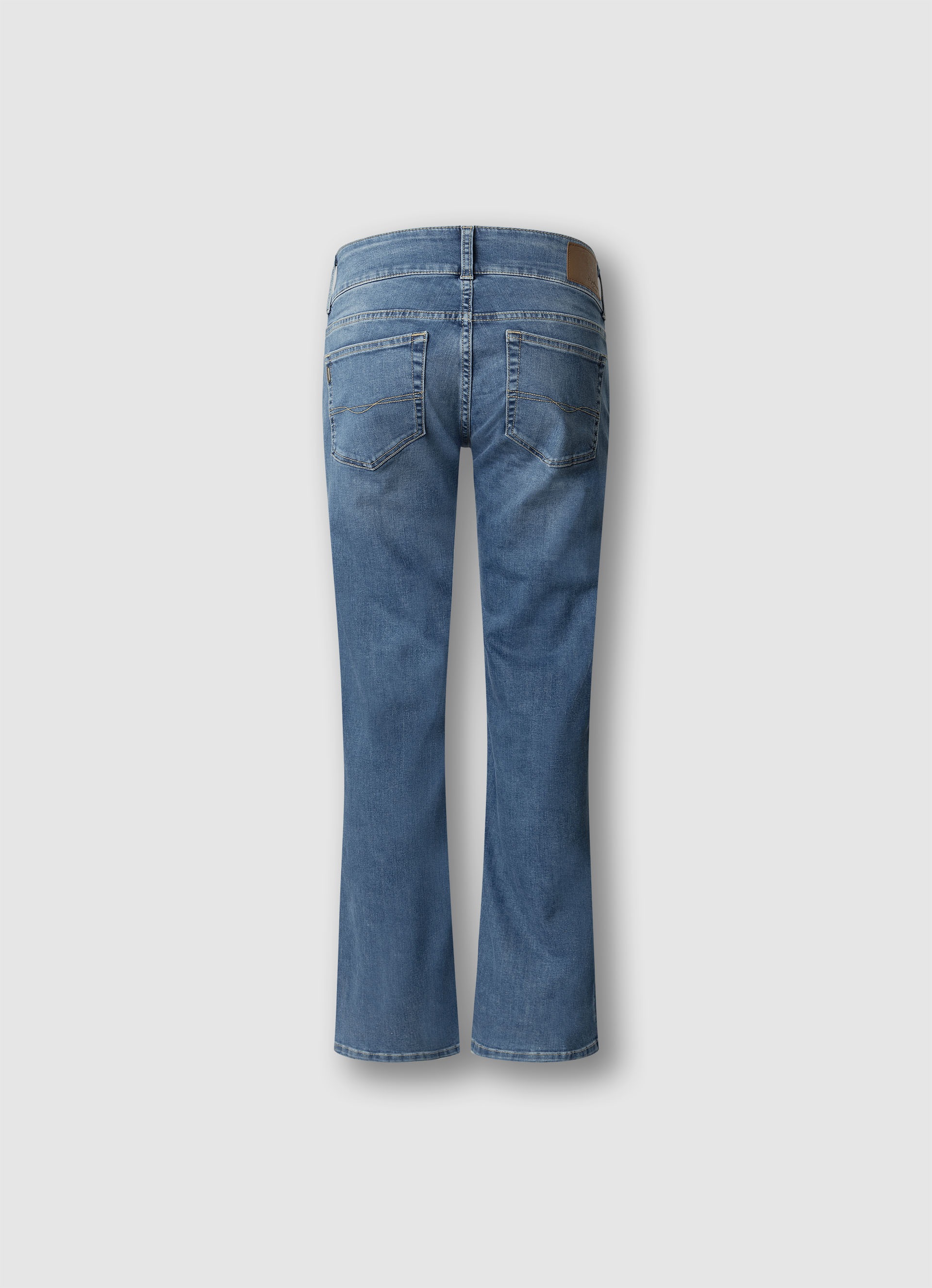 Pepe Jeans Gerade Jeans »STRAIGHT JEANS LW« mit doppeltem Knopfverschluss