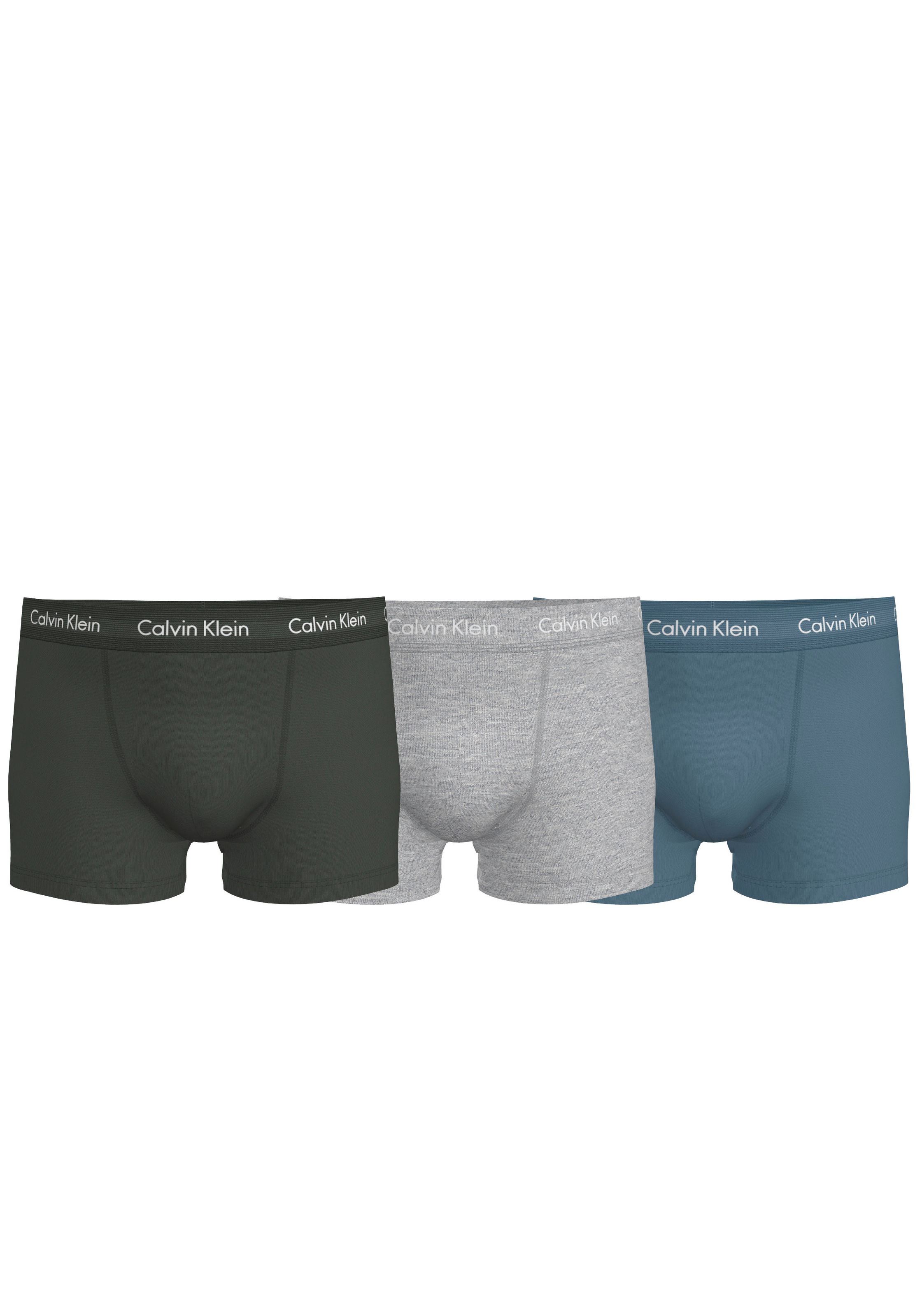 Image of Calvin Klein Boxershorts, (Packung, 3 St., 3er-Pack), mit Calvin Klein Schriftzug im Bund bei Ackermann Versand Schweiz