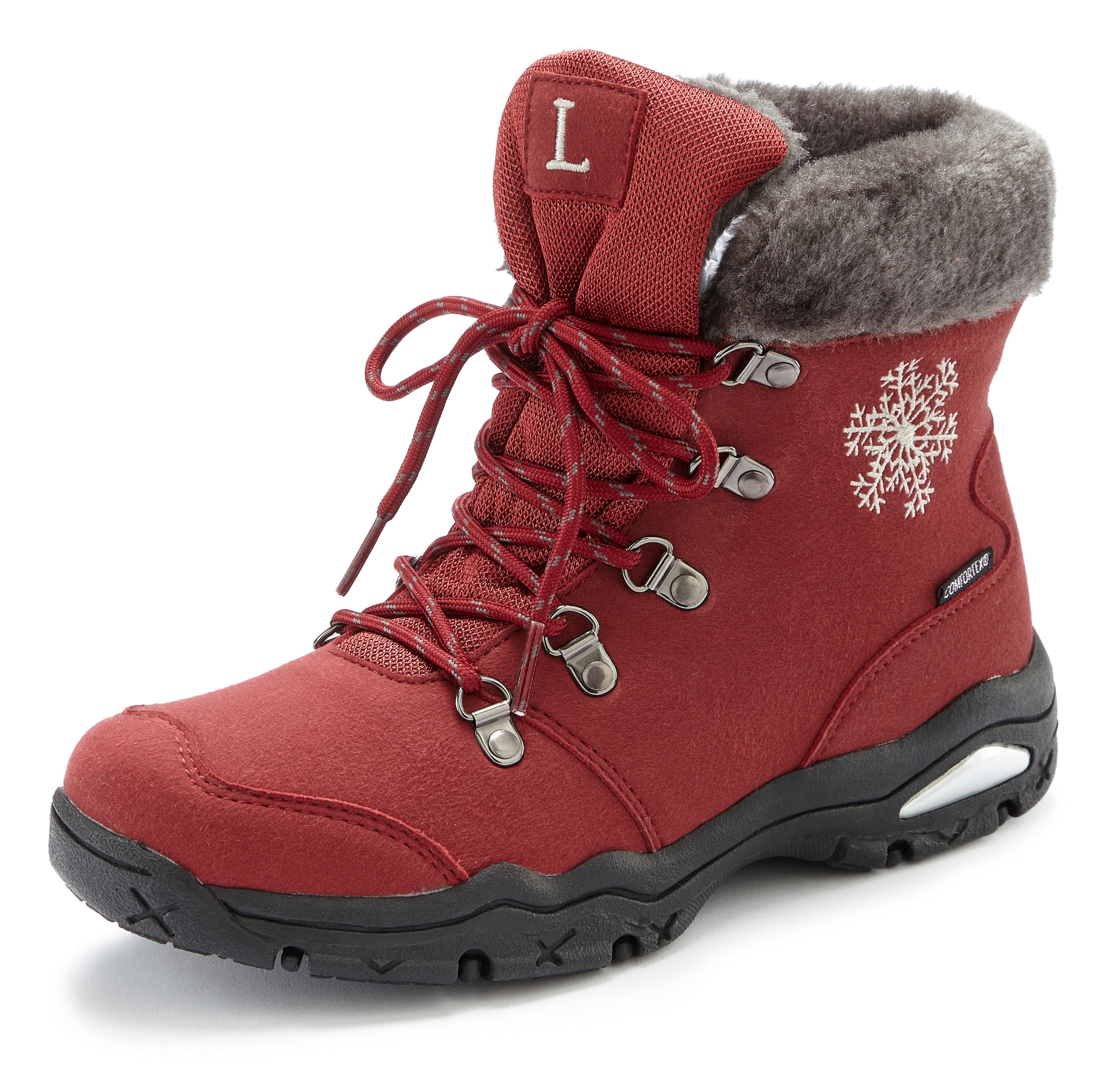 LASCANA Winterstiefelette, Stiefelette,Stiefel,Winterstiefel wind-& wasserabweisender Tex-Membran