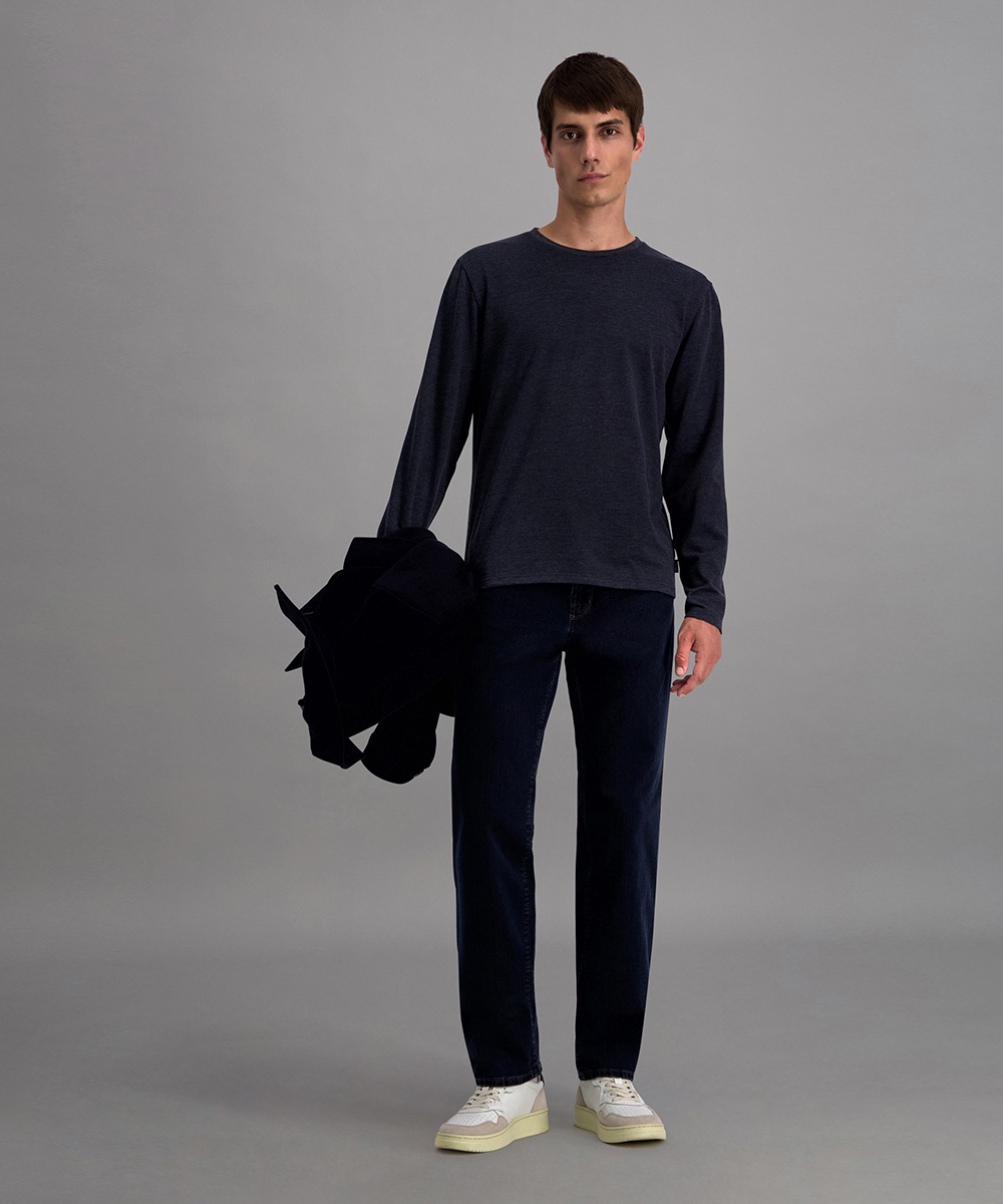 Pioneer Authentic Jeans Langarmshirt in normale Passform