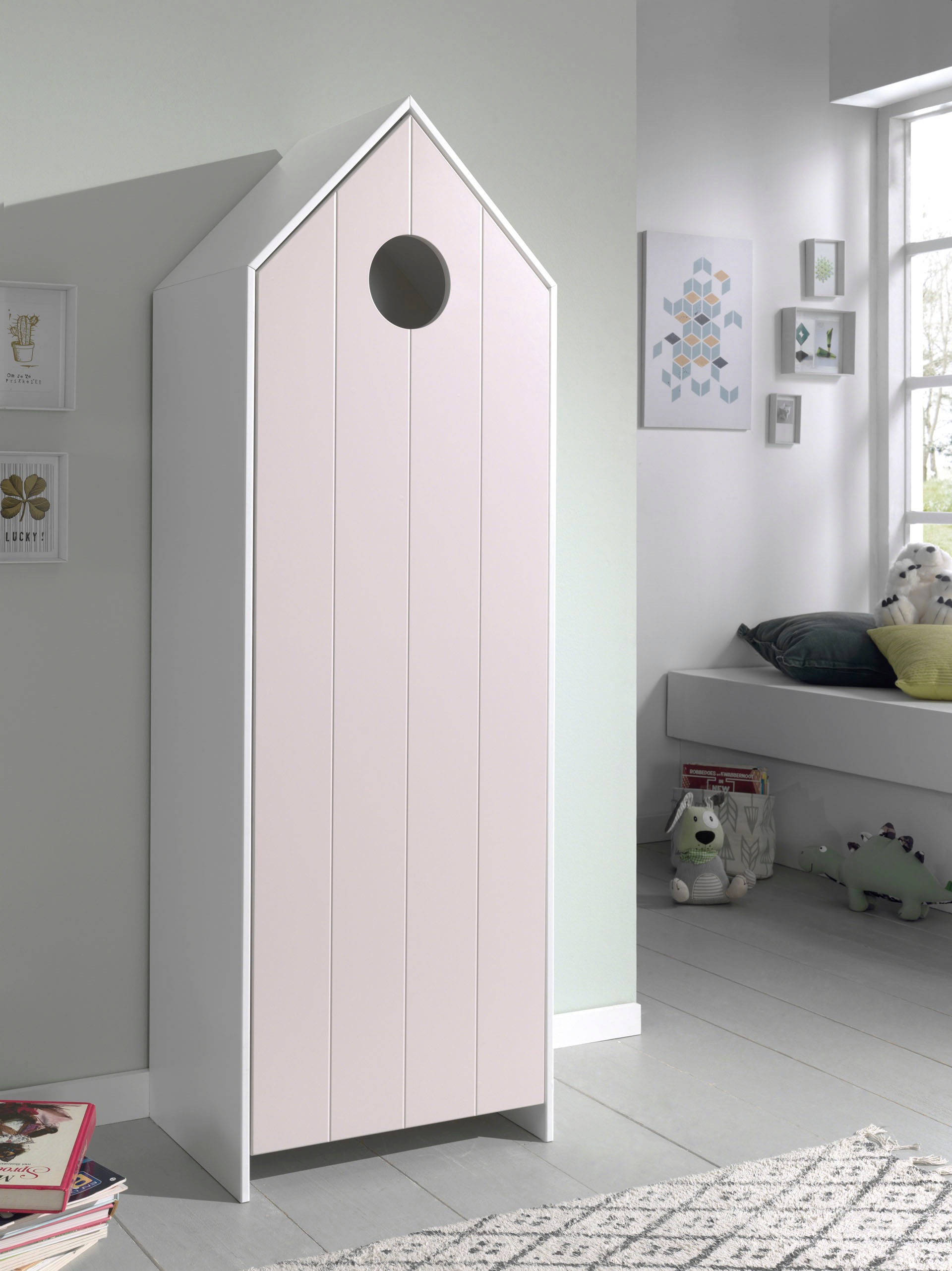 Vipack Armoires à vêtements »Casami, mit Soft-Close, viel Stauraum, TOP modern« L/H/P env. 57,6x171,3x37 cm, différentes couleurs, style maison de plage,  utilisable comme armoire à vêtements/linge, usage universel