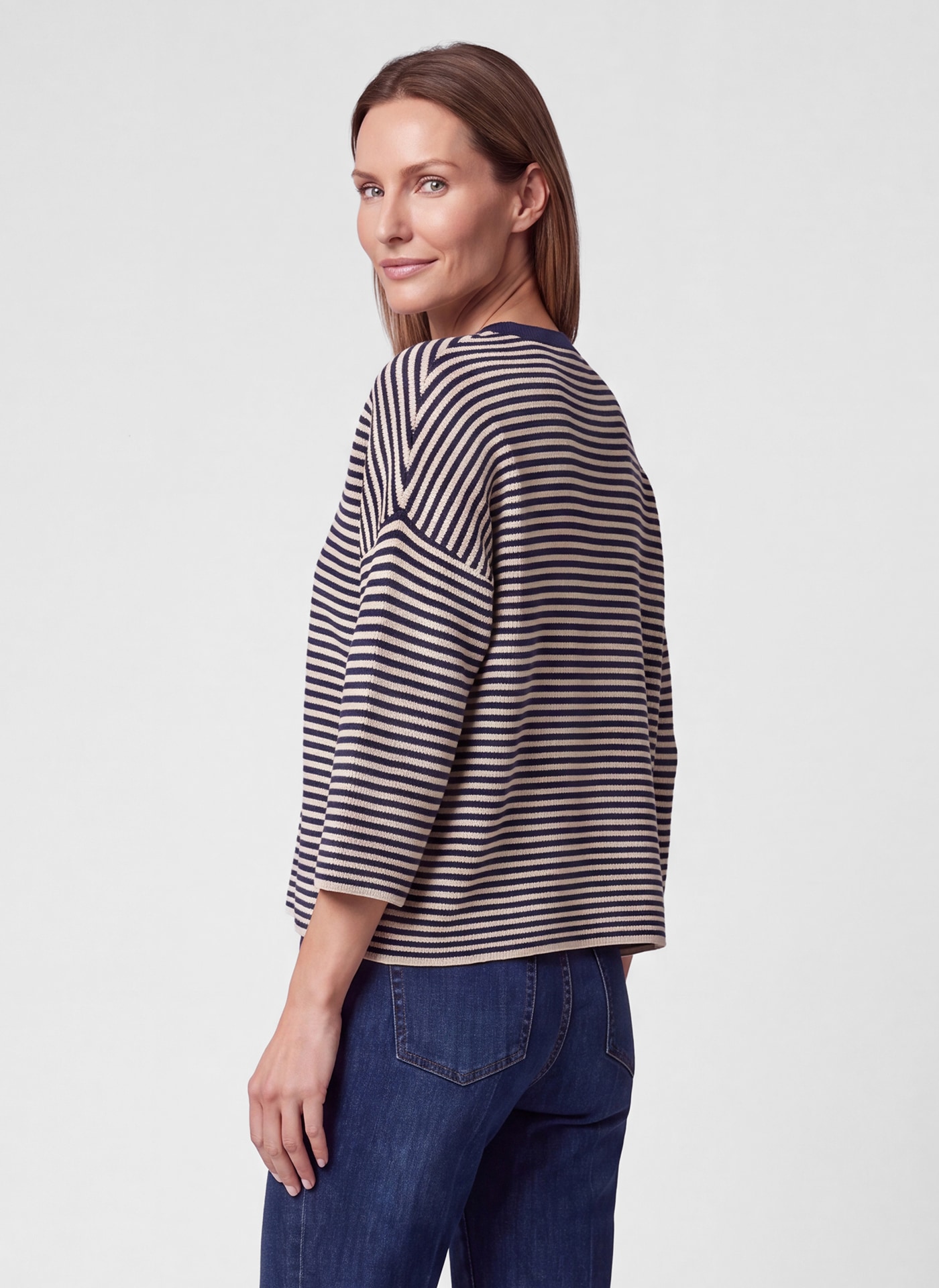 Rabe Cardigan au design rayé et avec fermeture à boutons