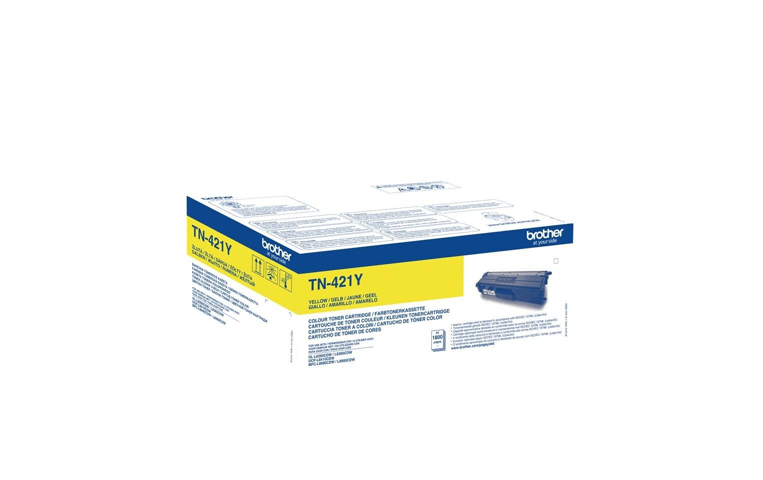 Brother Tonerpatrone »TN-421Y Yellow«, (1 St.)