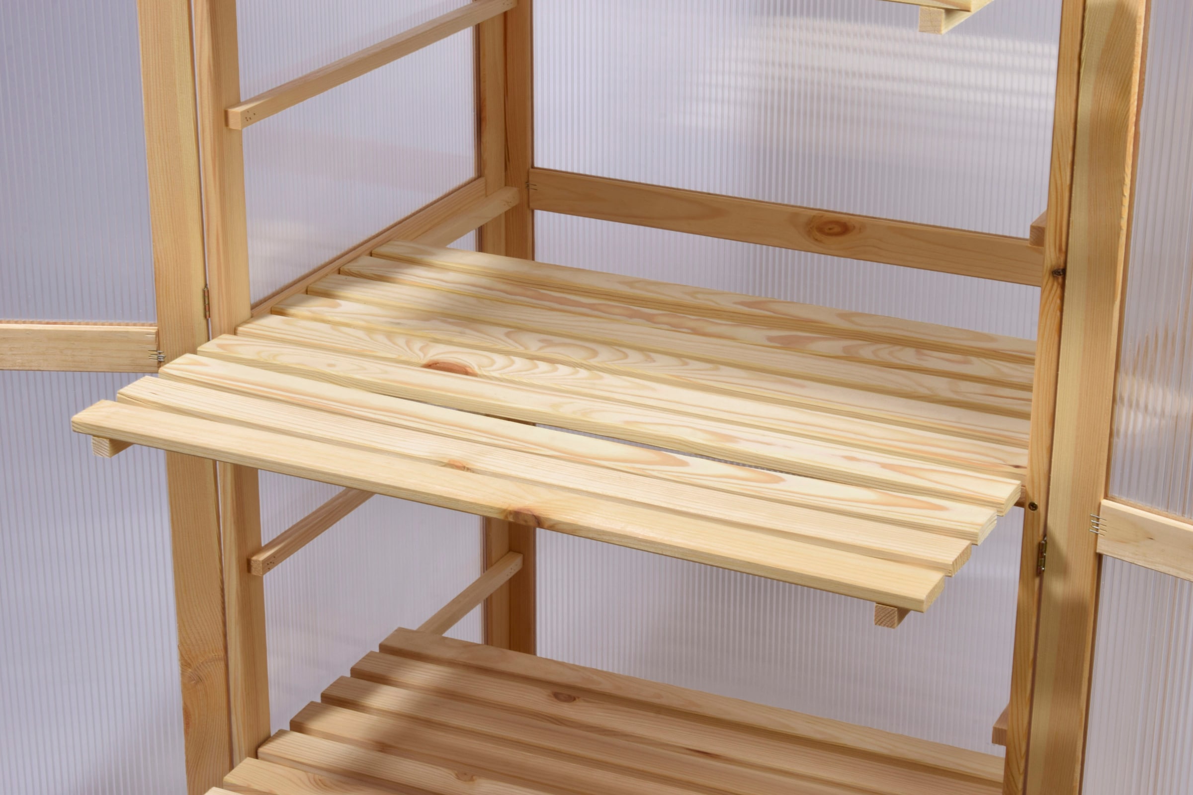 dobar Anzuchttopf »Dome«, grosser Anzuchtschrank aus FSC®-zertifiziertem Kiefernholz