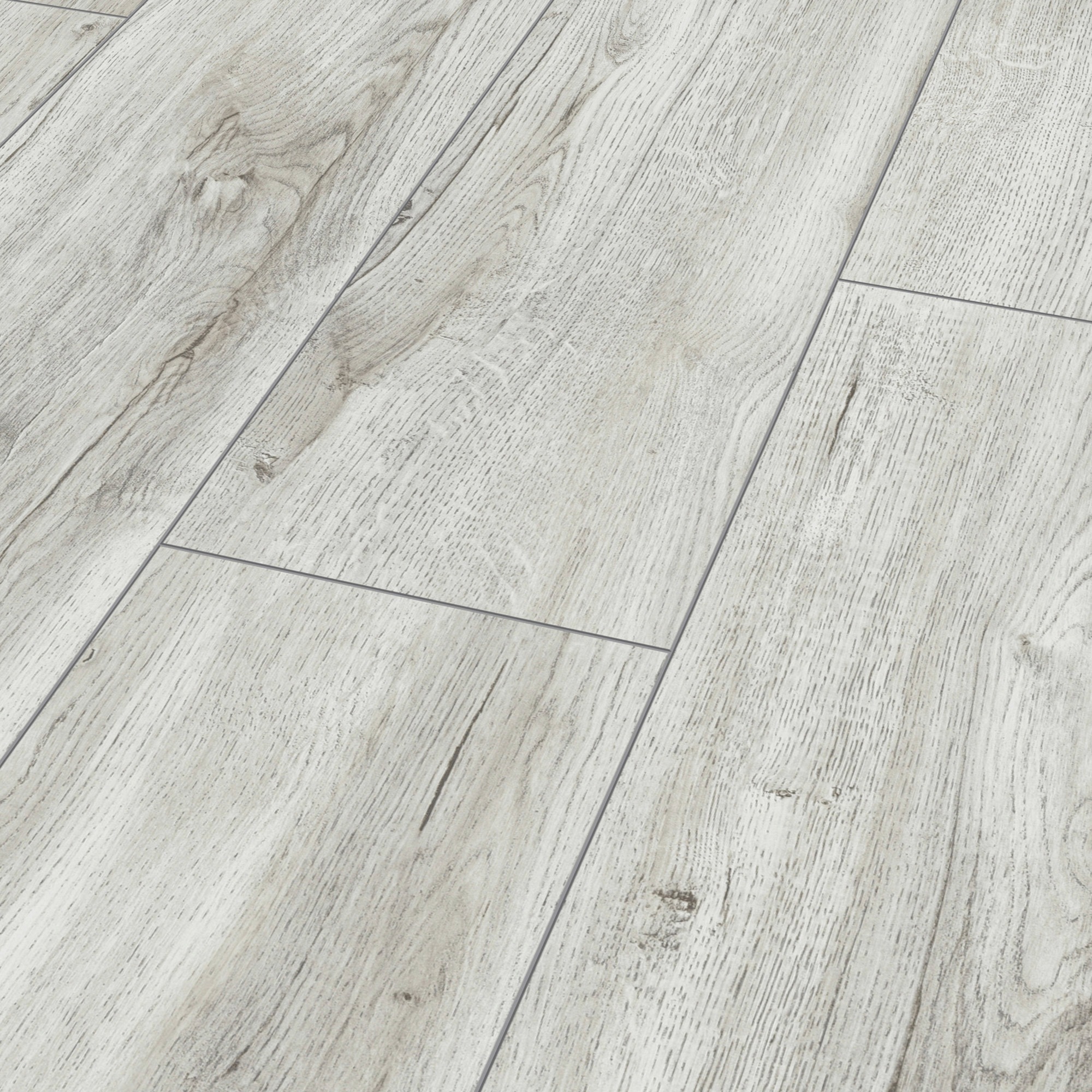 Image of Bodenmeister Laminat »Dielenoptik Eiche weiss creme«, (Packung), Landhausdiele 1380 x 244 mm, Stärke: 8 mm bei Ackermann Versand Schweiz