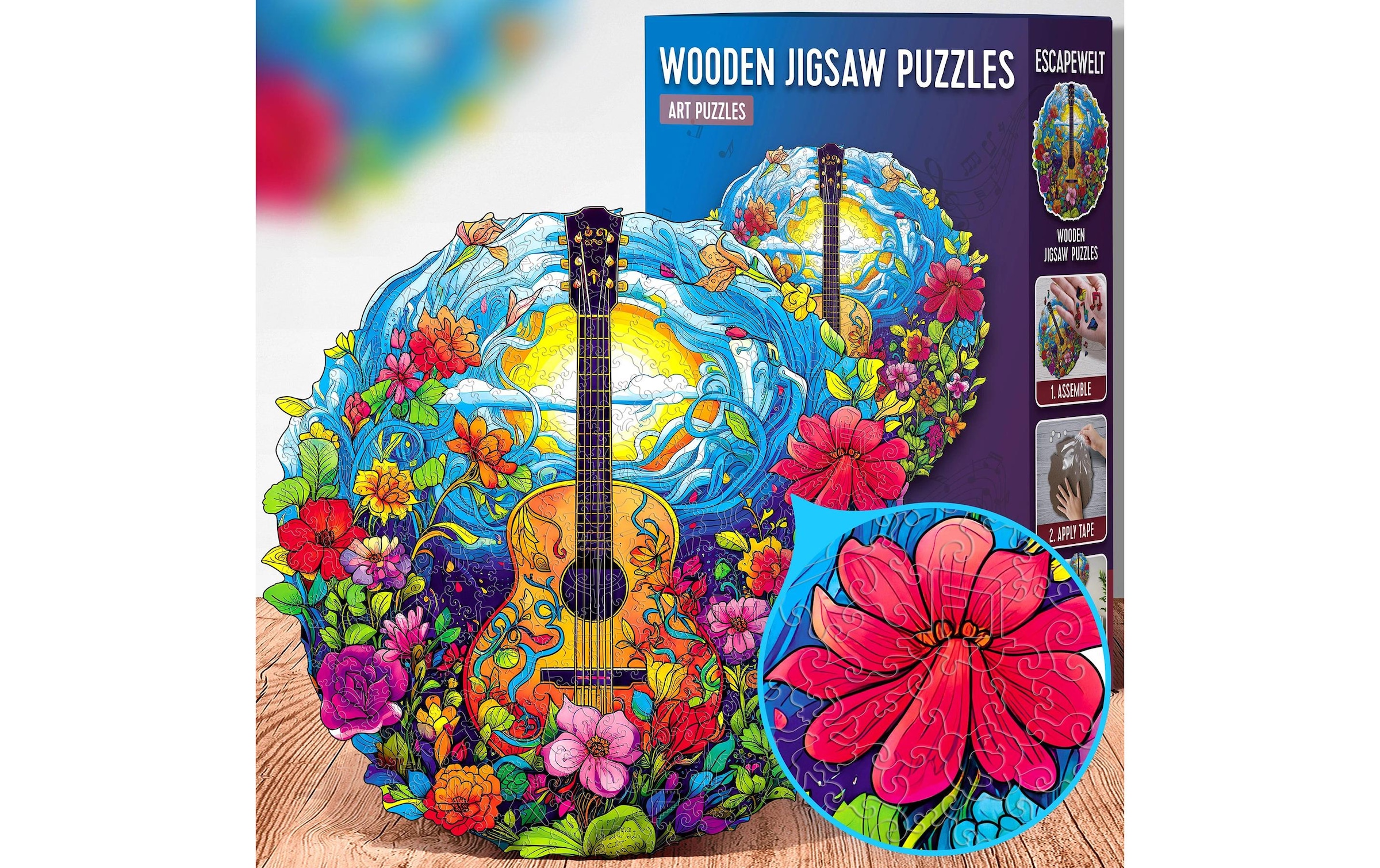   Puzzle »Escape Welt Gitarre«