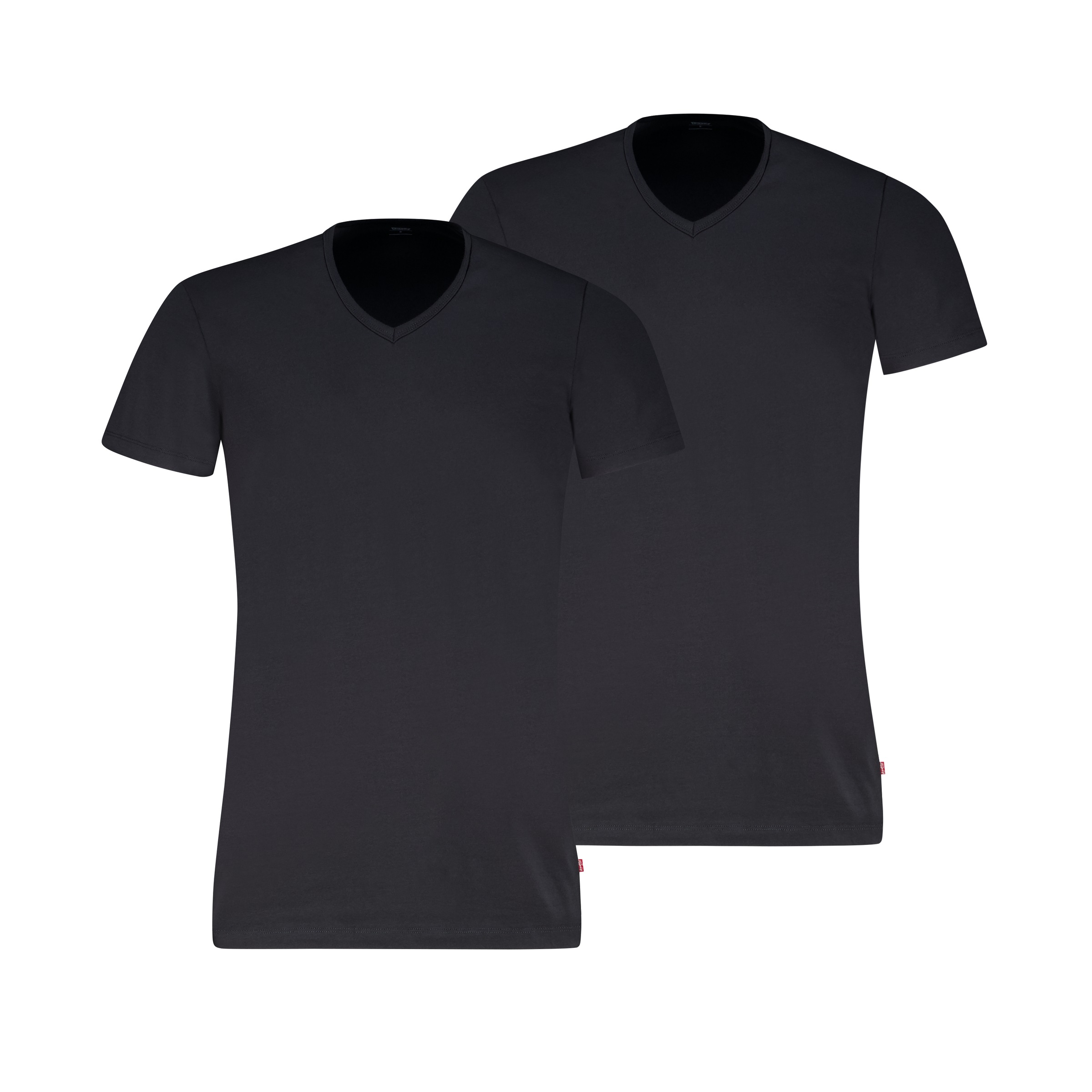 Image of Levis T-Shirt "LEVIS MEN V-NECK" 2er Pack, mit V-Ausschnitt und kurzen Ärmeln