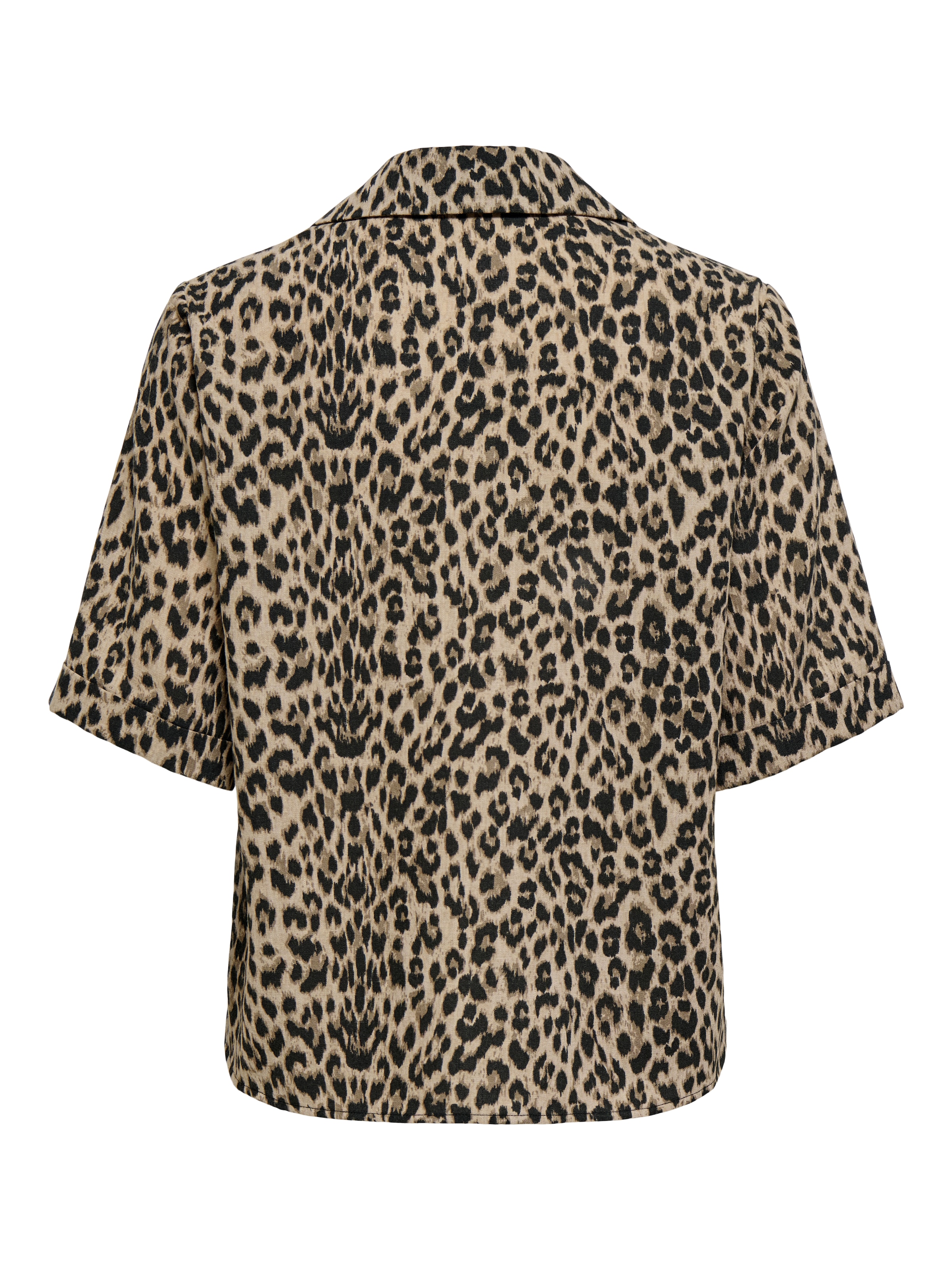 ONLY Blouse à manches courtes »ONLEMMIA S/S BUTTON SHIRT PNT« Materialmix, regular fit
