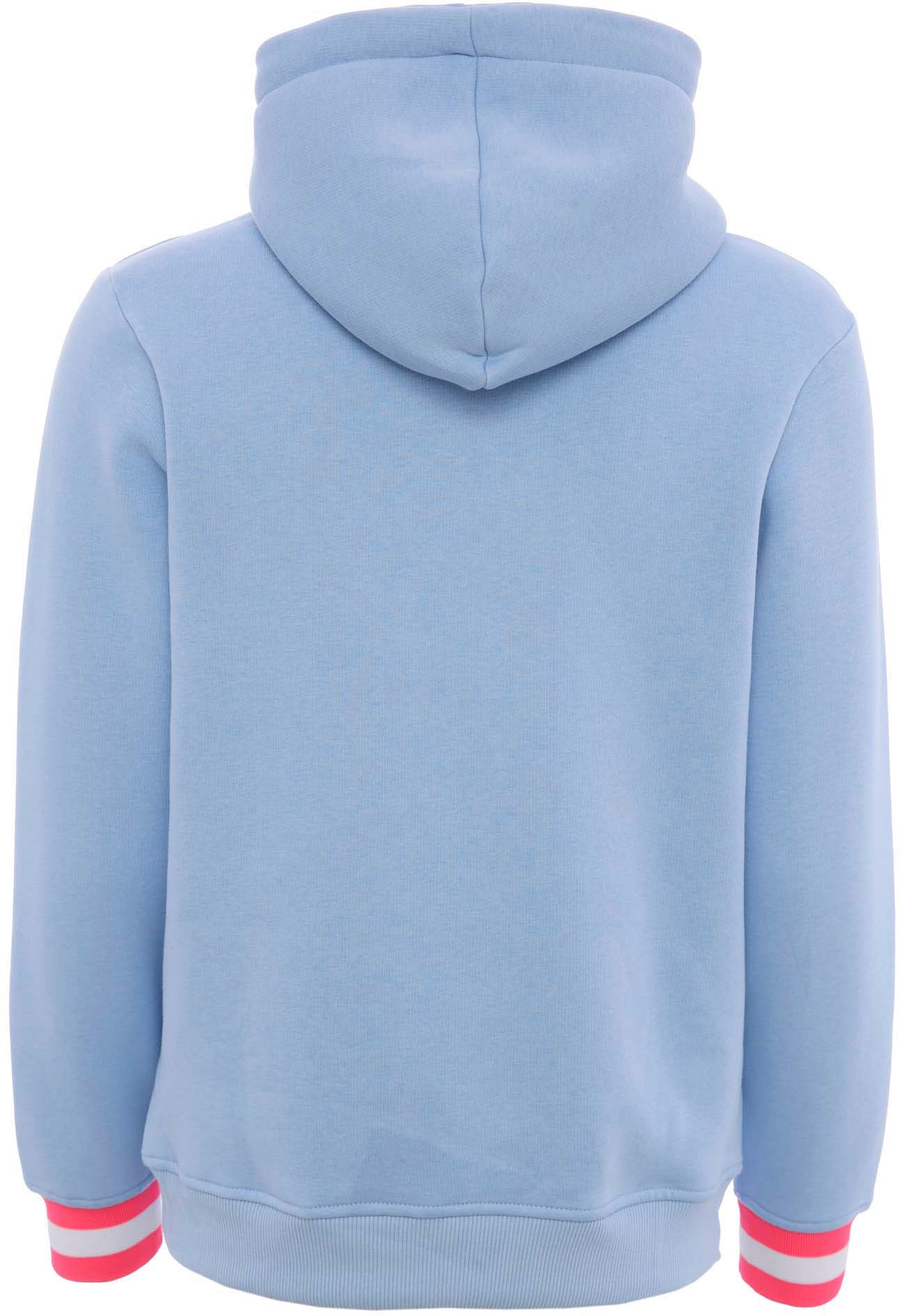 Zwillingsherz Kapuzensweatshirt »Rahel«, mit "MOIN"-Stickerei und neongestreiften Bündchen