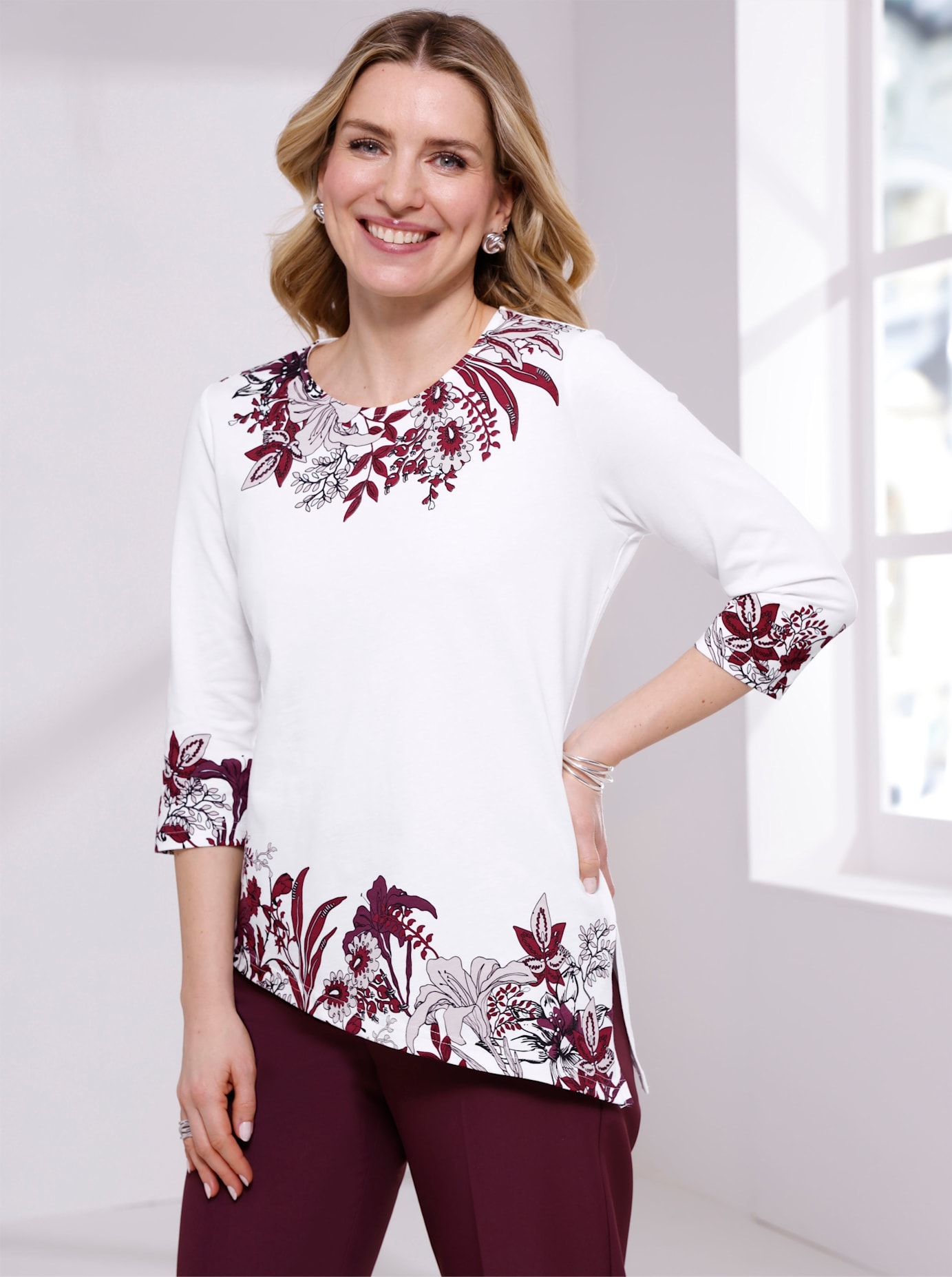 Image of Casual Looks 3/4-Arm-Shirt "3/4-Arm-Shirt" 1