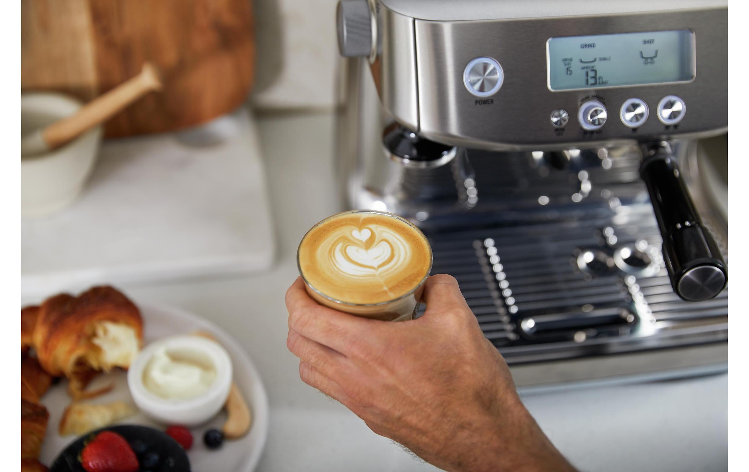 Sage Siebträgermaschine »Barista Pro«