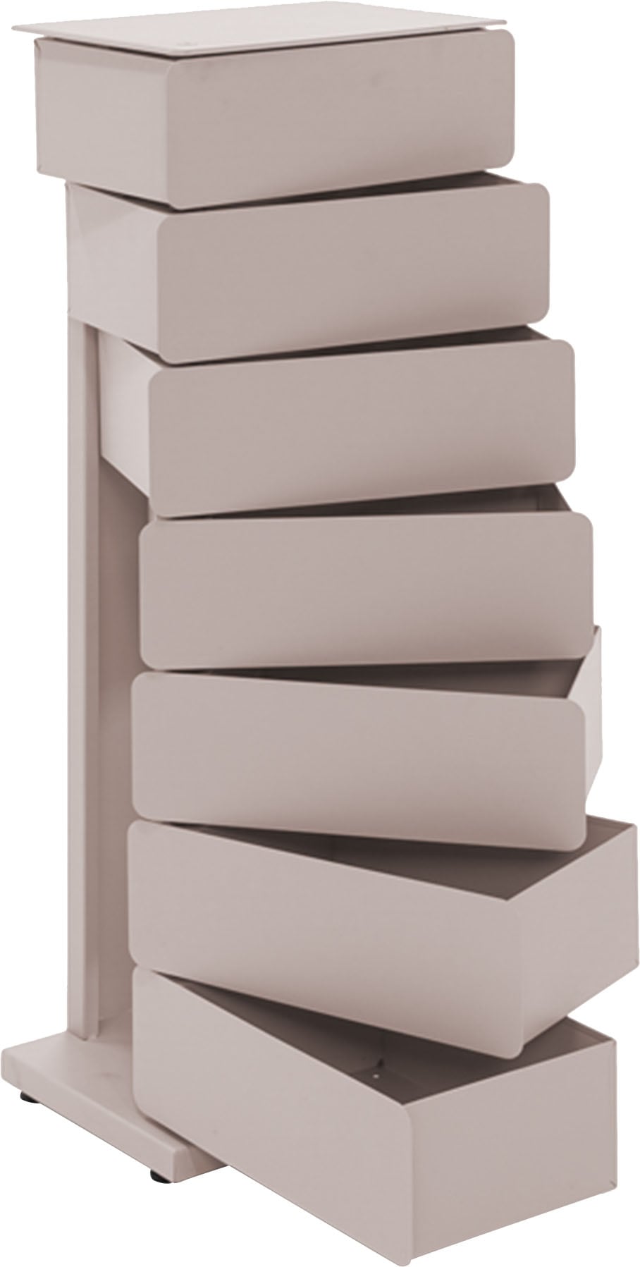 Spinder Design Commode »JOEY 7« Armoire à chaussures en acier et armoire de rangement en 1