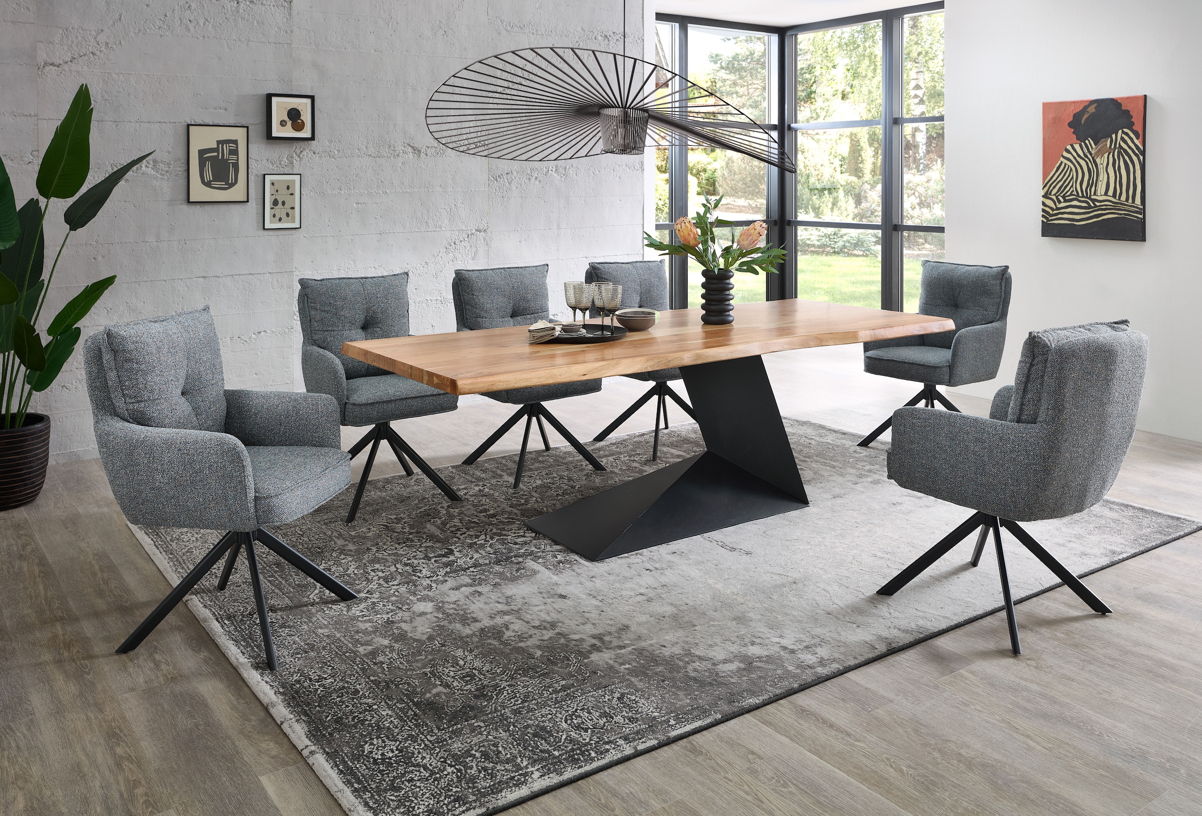 Stolkom Armlehnstuhl »Sofia young« (Set) 2 Stk.180 grad drehbar mit Auto-Return, Federkern im Sitz