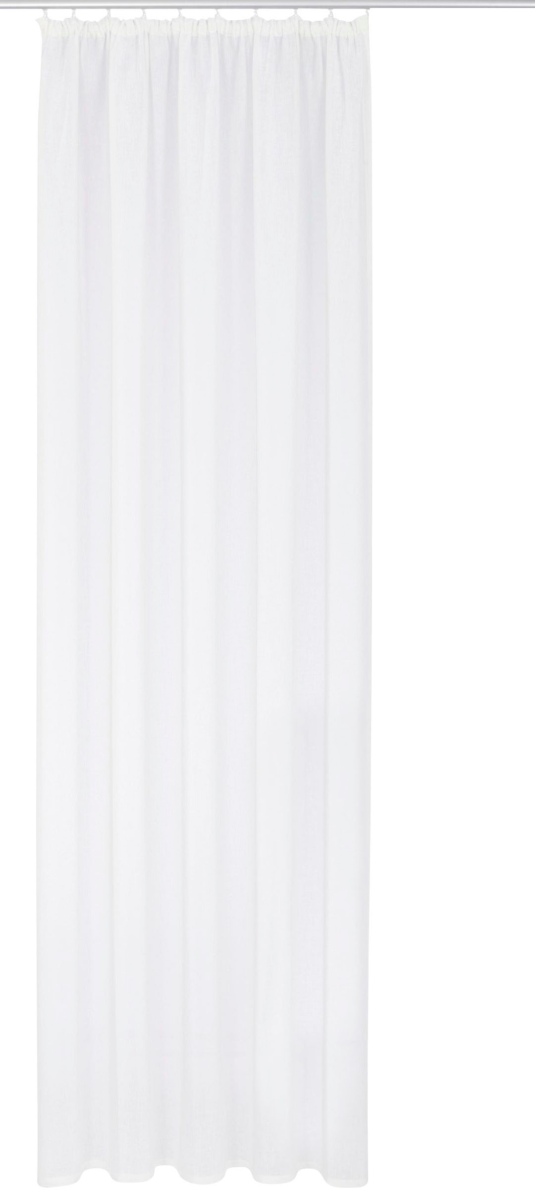 Image of andas Gardine »Fiete«, (1 St.), Leinen Optik, Sichtschutz, halbtransparent, monochrom, basic, verschiedene Grössen bei Ackermann Versand Schweiz