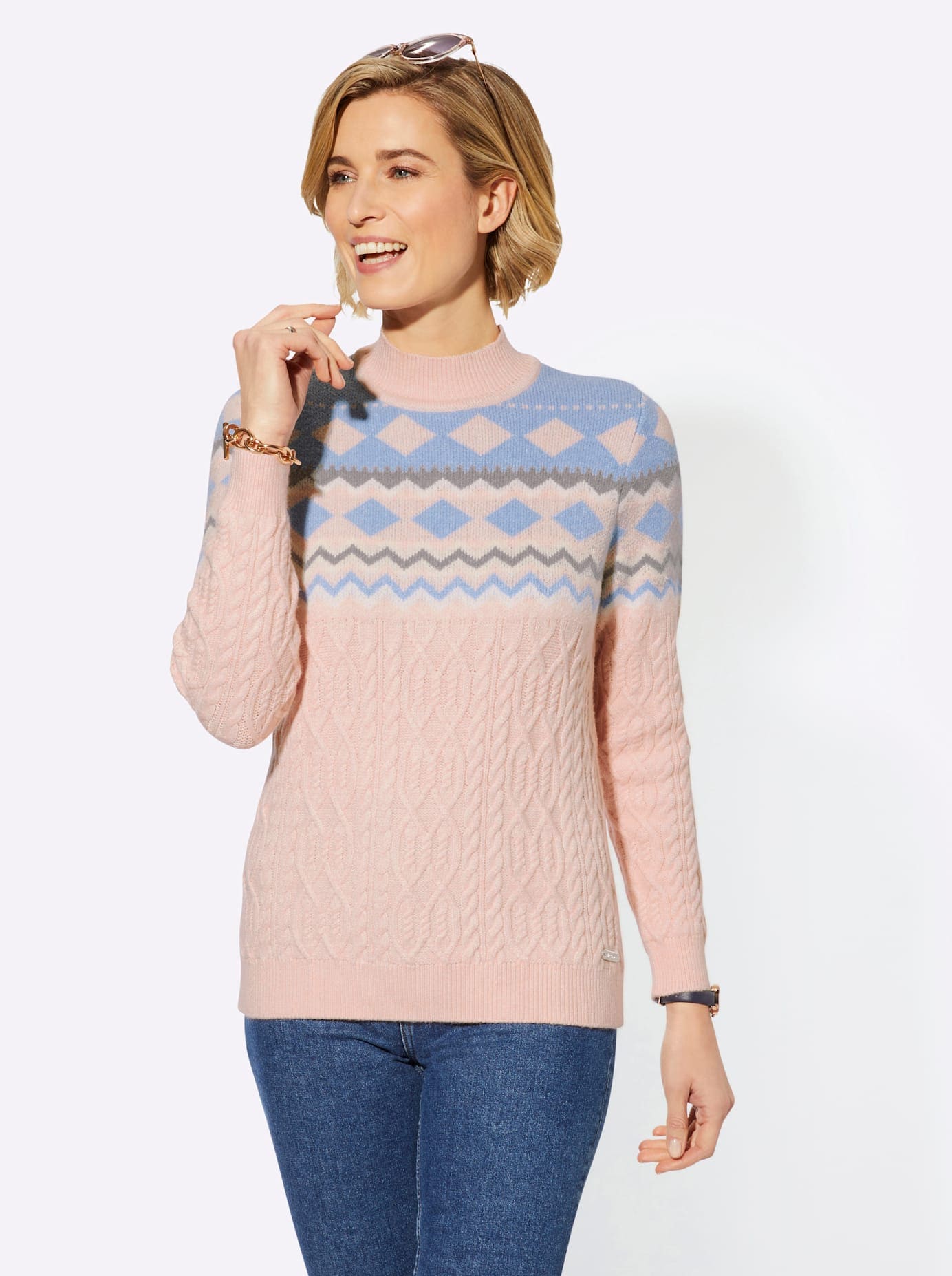 Stehkragenpullover »Pullover«