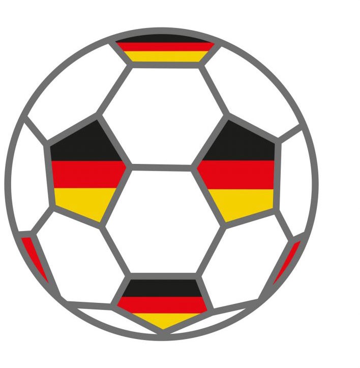 Image of Wall-Art Wandtattoo »Fussball + Deutschland Fahnen«, (1 St.) bei Ackermann Versand Schweiz