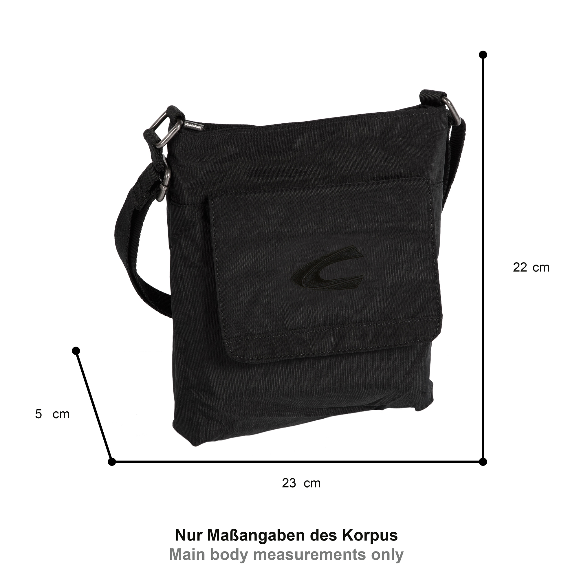 camel active Sac à bandoulière »Journey« aus leichtem robusten Nylon, funktional perfekt für alle Lebenslagen