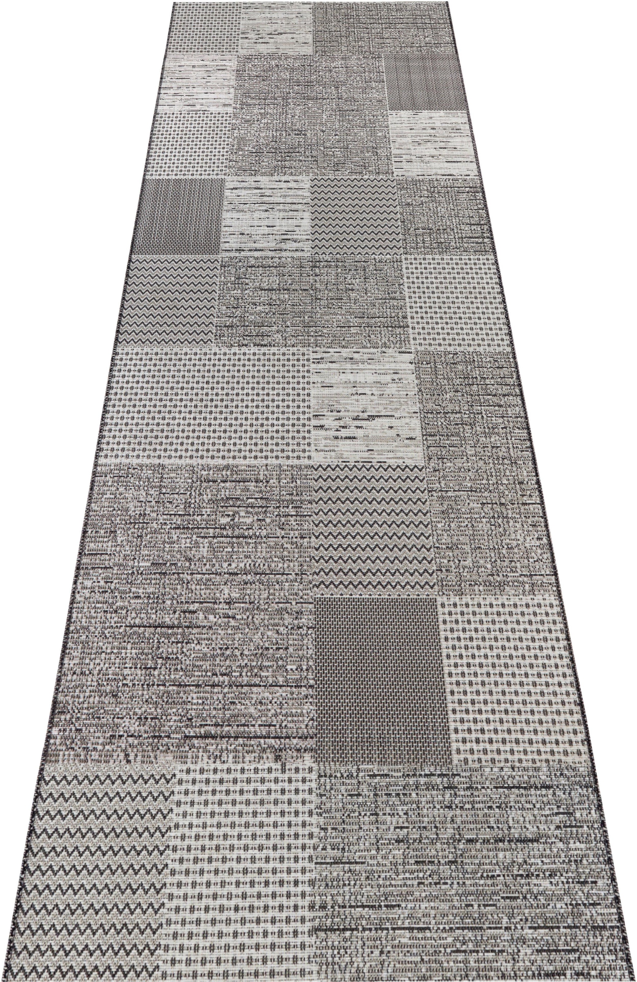 Image of ELLE DECORATION Läufer »Agen«, rechteckig, 3 mm Höhe, In-und Outdoor geeignet, Wohnzimmer, Balkon, Terrasse, Garten, Strapazierfähig und pflegeleicht, Flachgewebe bei Ackermann Versand Schweiz