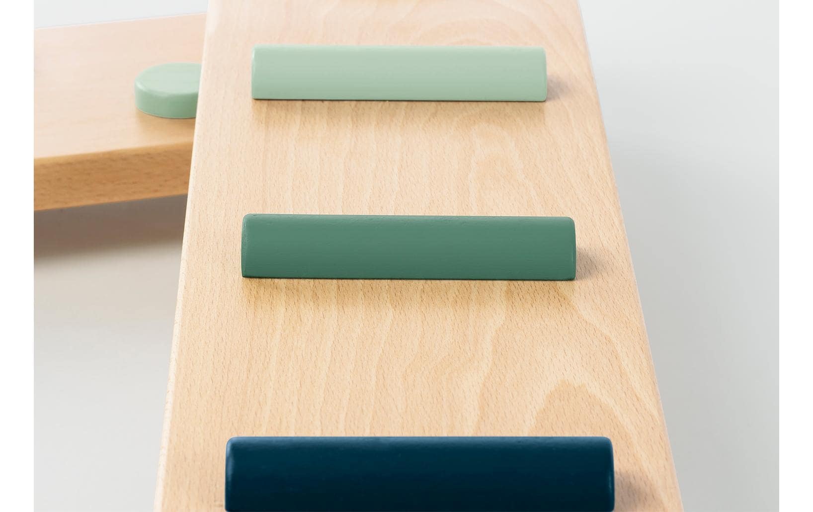 Lernspielzeug »Pinolino Balance Parcours «Kari» 9-teilig«, Holzart: Buche