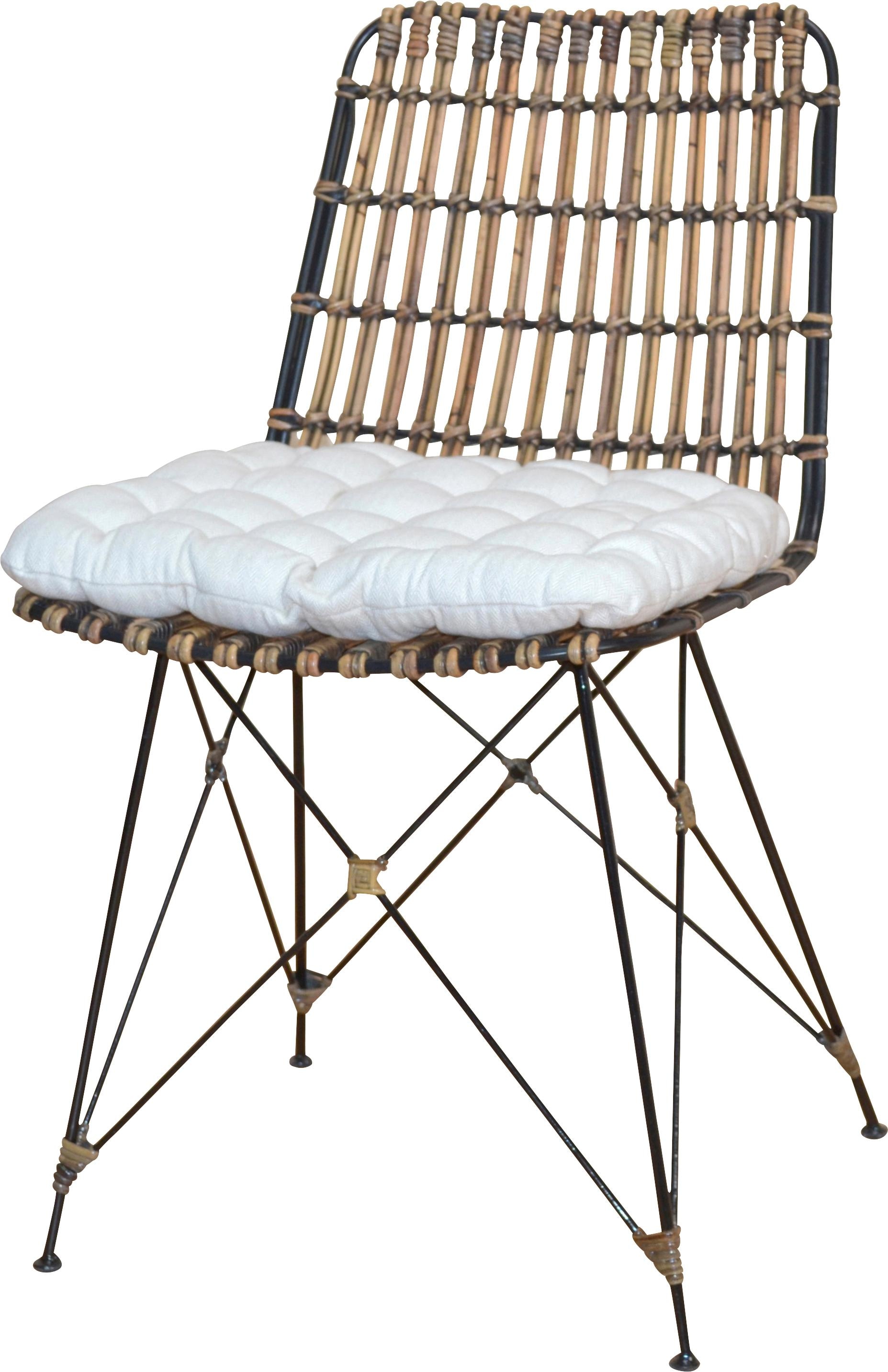 Home affaire Rattanstuhl, Masse (B/T/H): 45/56/84 cm