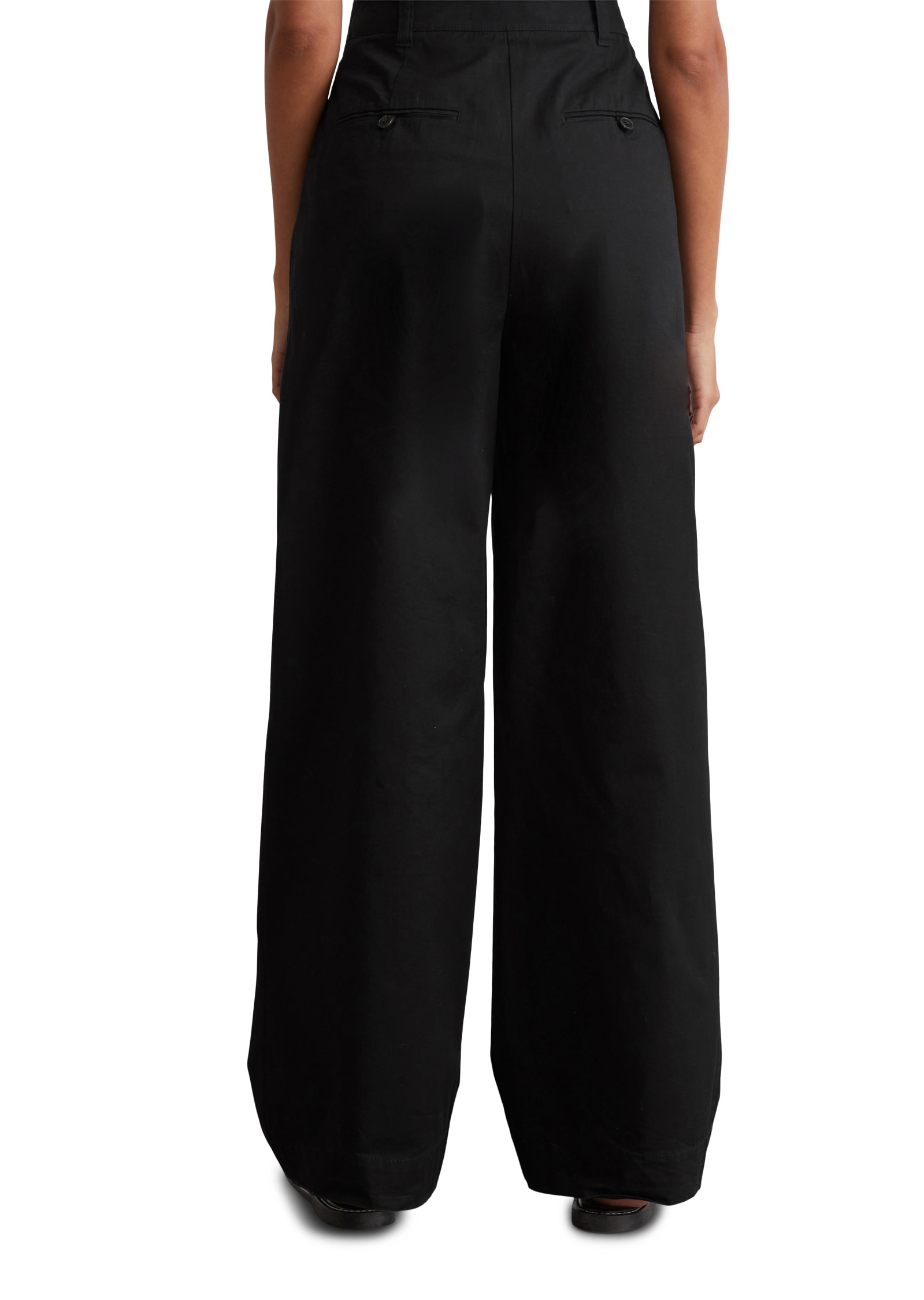 Marc O'Polo Bundfaltenhose, weit, aus Twill, Allrounder