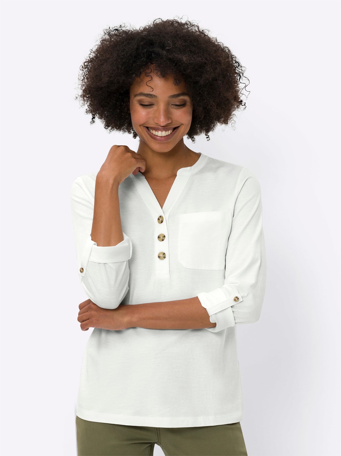 heine Langarmshirt »Shirt«, (1 tlg.)