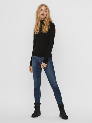 Vero Moda Rollkragenpullover »VMGLORY LS ROLLNECK BLOUSE GA NOOS«