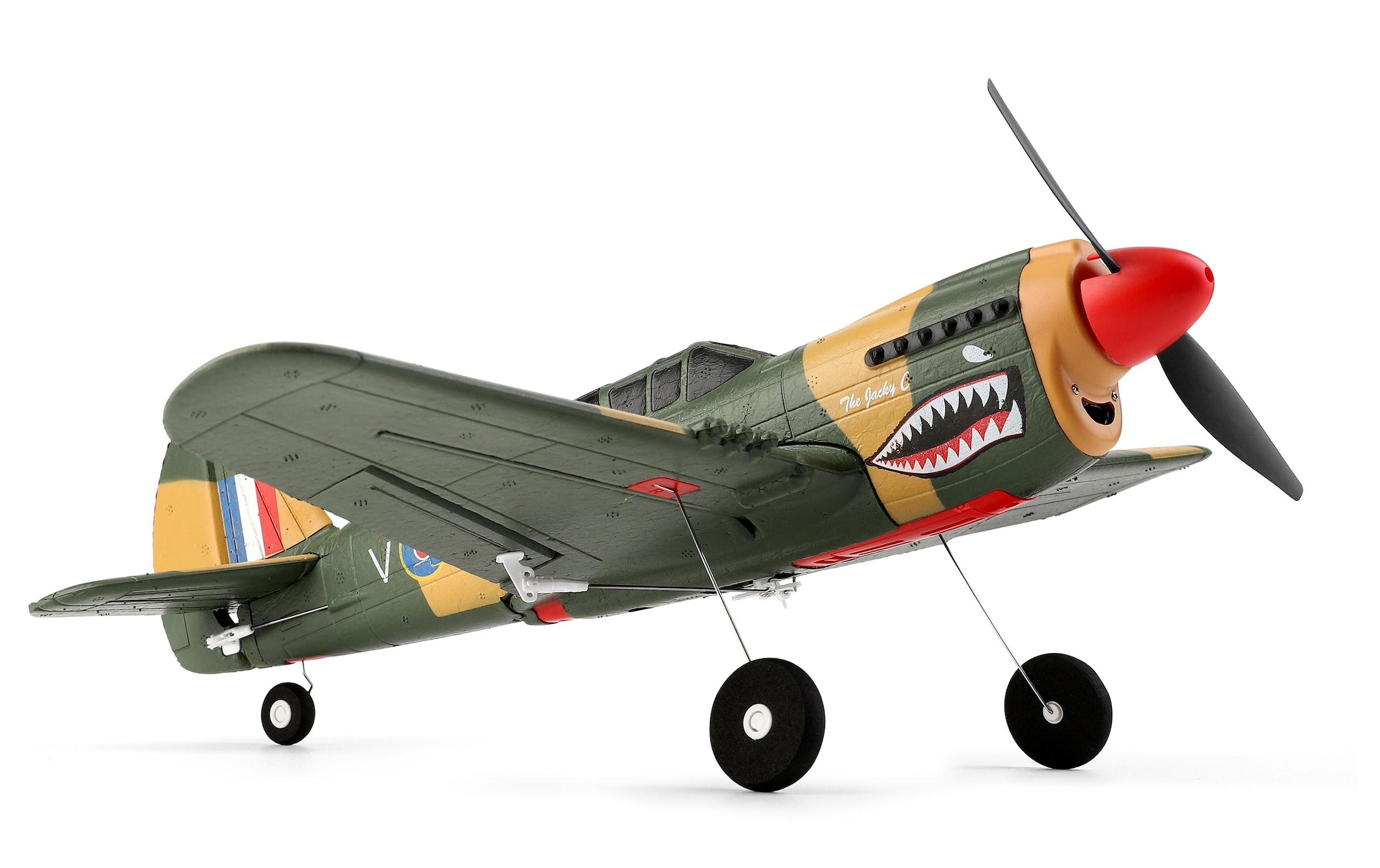 Amewi RC-Flugzeug »Warbird AMXflight P40 Fighter, Gyro, 4-Kanal, 384 mm, RTF«