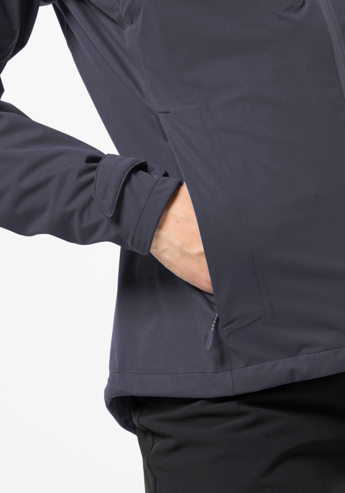 Jack Wolfskin Outdoorjacke »HIGHEST PEAK JACKET W« mit Kapuze