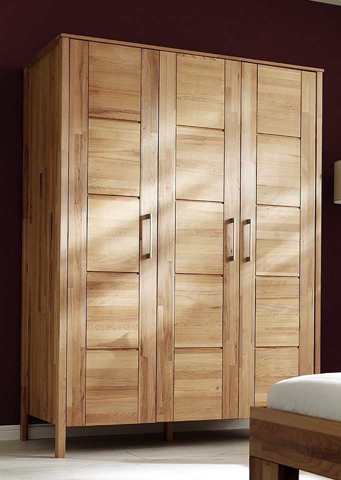 Image of Home affaire Kleiderschrank »Modesty II«, aus schönem massivem Kernbuchenholz, in unterschiedlichen Schrankbreiten erhätlich bei Ackermann Versand Schweiz