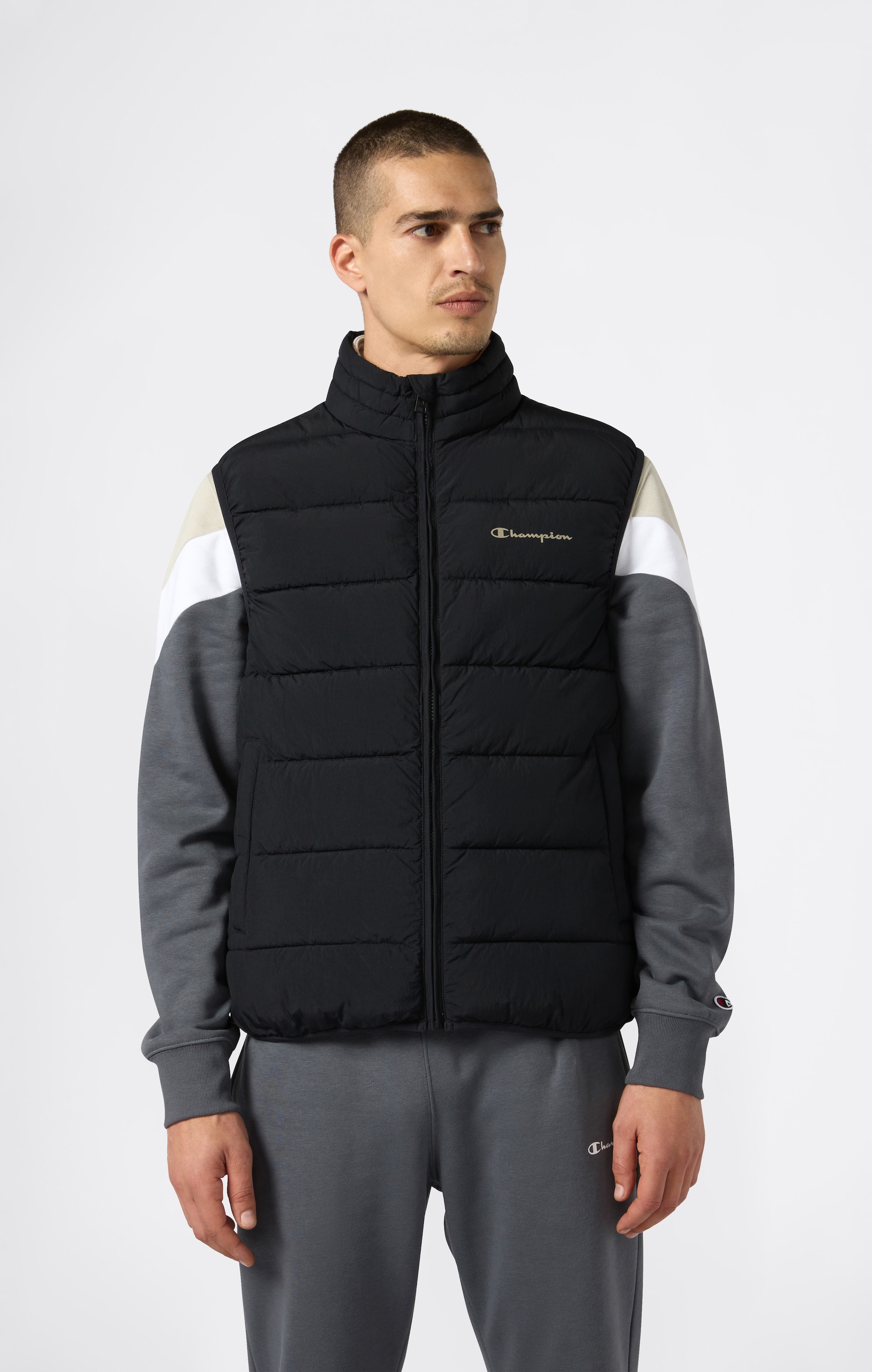 Image of Champion Steppweste "Padded Outdoor Vest" aus Polyamid, leichte Qualität, sportlicher Stil, für Erwachsene