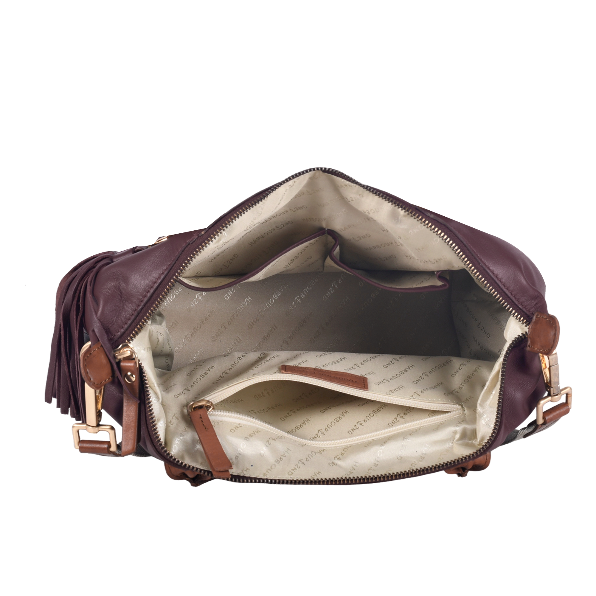 HARBOUR 2nd Handtasche Damen Henkeltasche, Umhängetasche mit dekorativem Anhänger