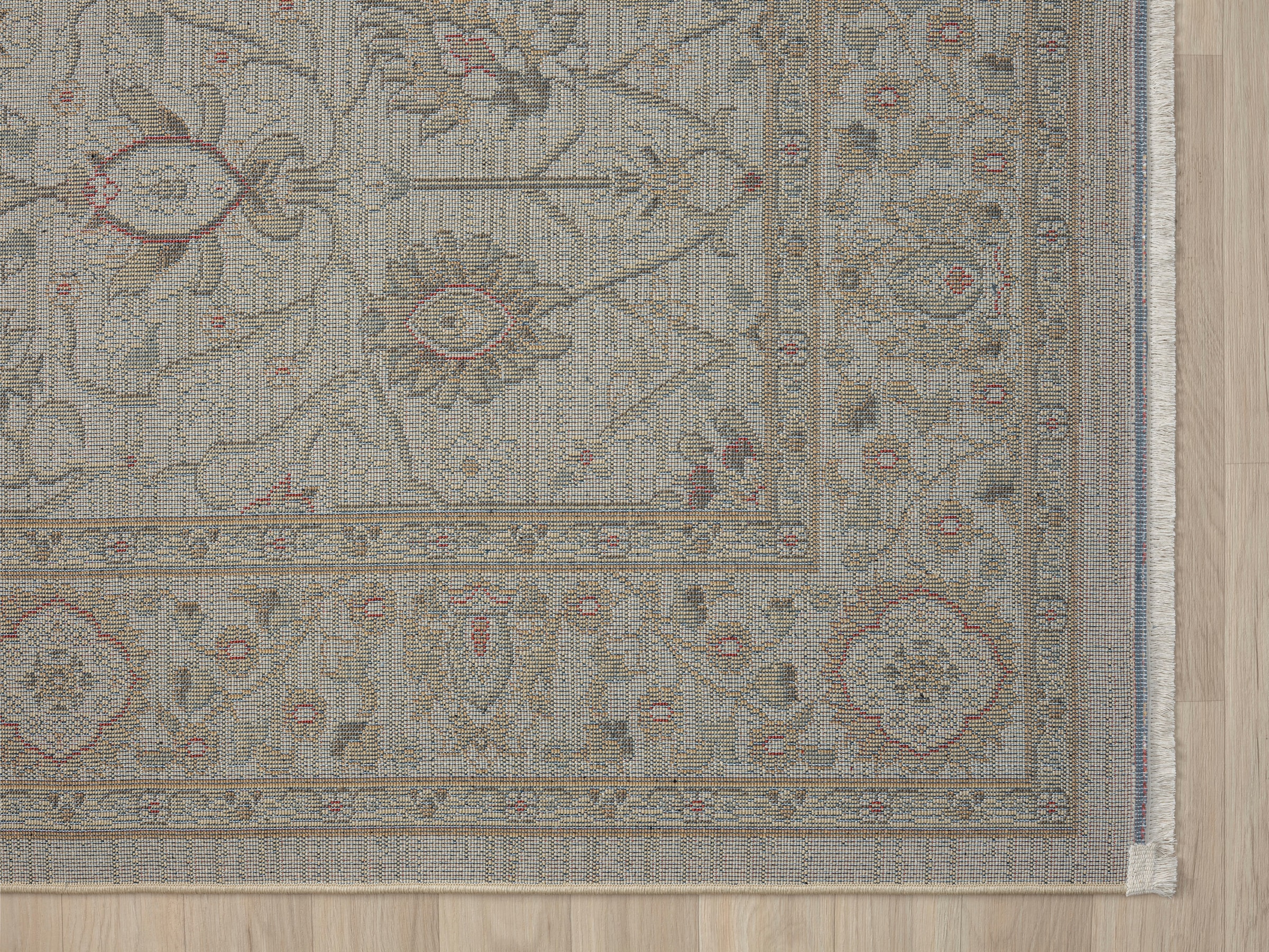 Myflair Möbel & Accessoires Teppich »Maryam 2« rechteckig 7,5 mm Höhe Kurzflor, Orient Optik, edler Glanz, mit Fransen, besonders weich