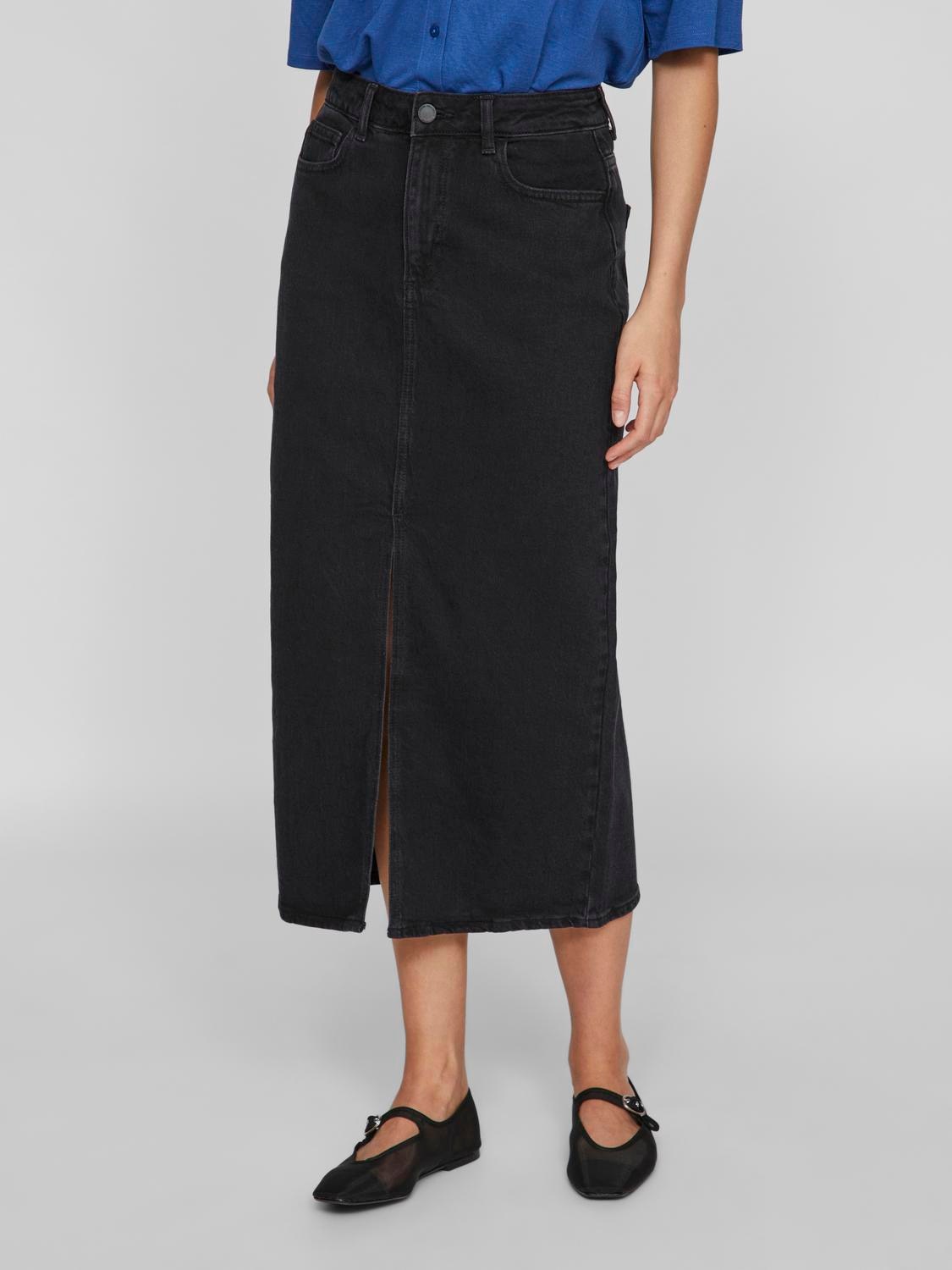 Vila Jeansrock »VIJAF HW MIDI DENIM SKIRT-NOOS«