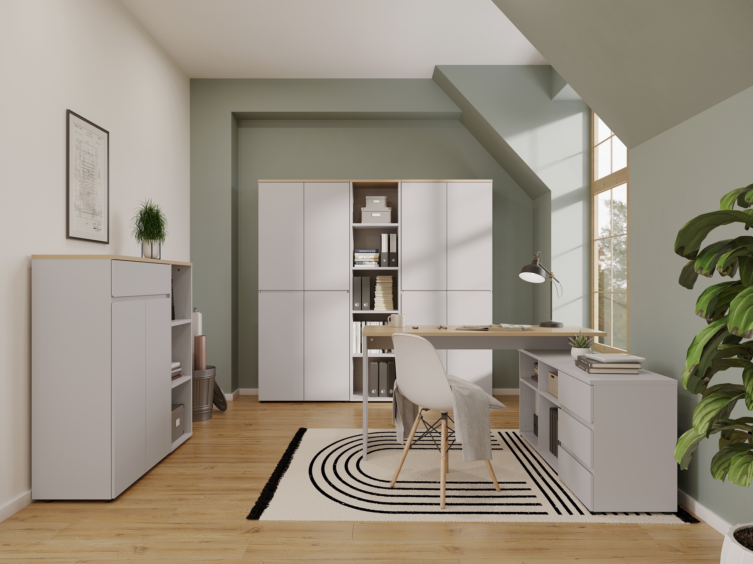 Tchibo - Rollcontainer »Lissabon« - 41x50x60cm - braun -