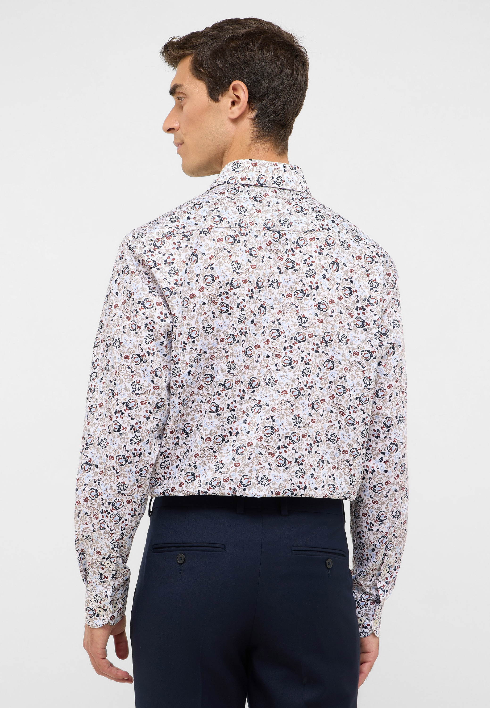 Eterna Langarmhemd »MODERN FIT« NON IRON (bügelfrei)