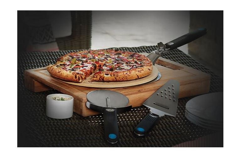 Pizzastein »Napoleon Pizza-Kit«, Metall