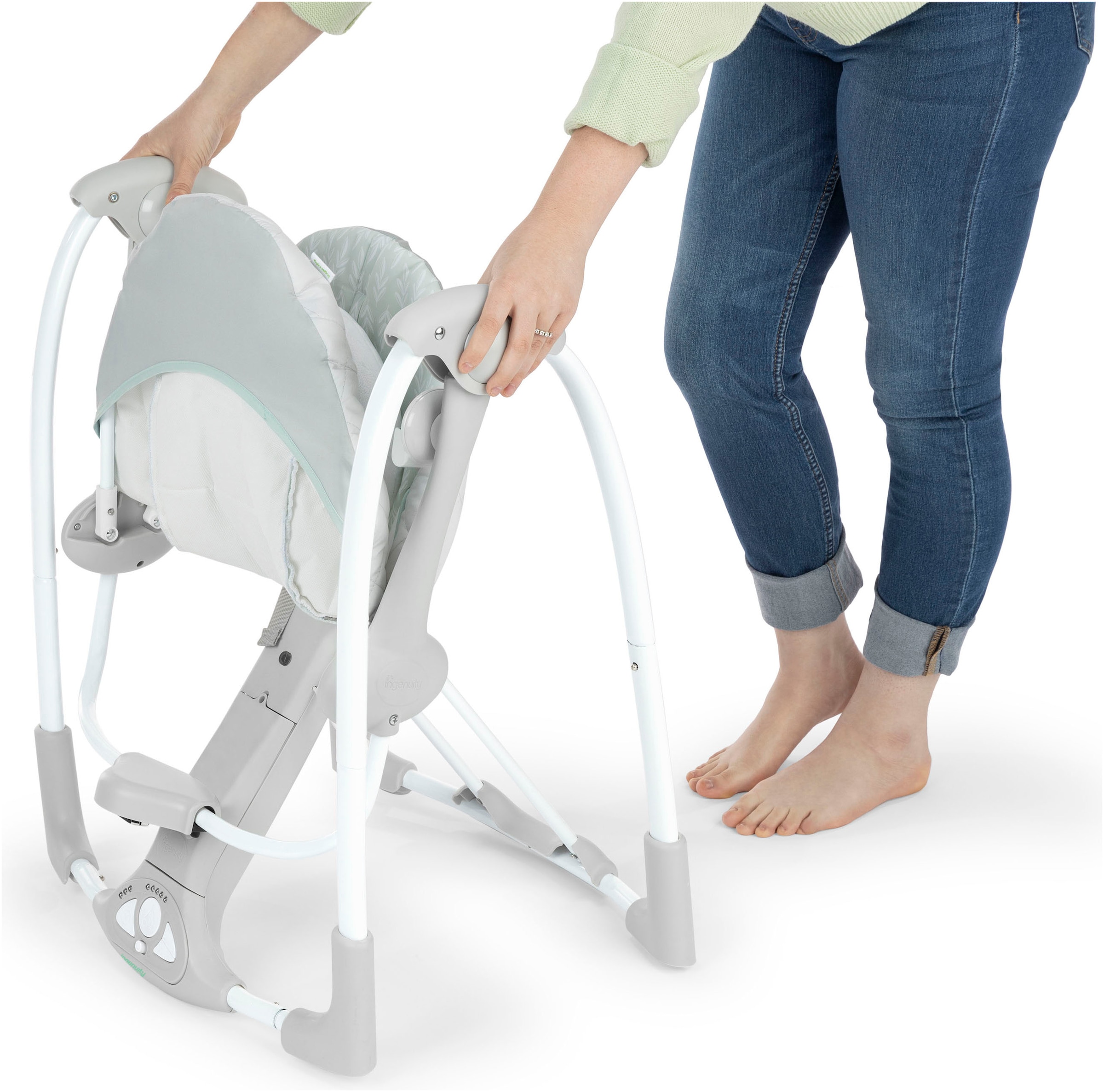 ingenuity Transat pour bébé »Cozy Spot Swing 'n Go Portable Swing« bis 9 kilos mit Sound-Effekt